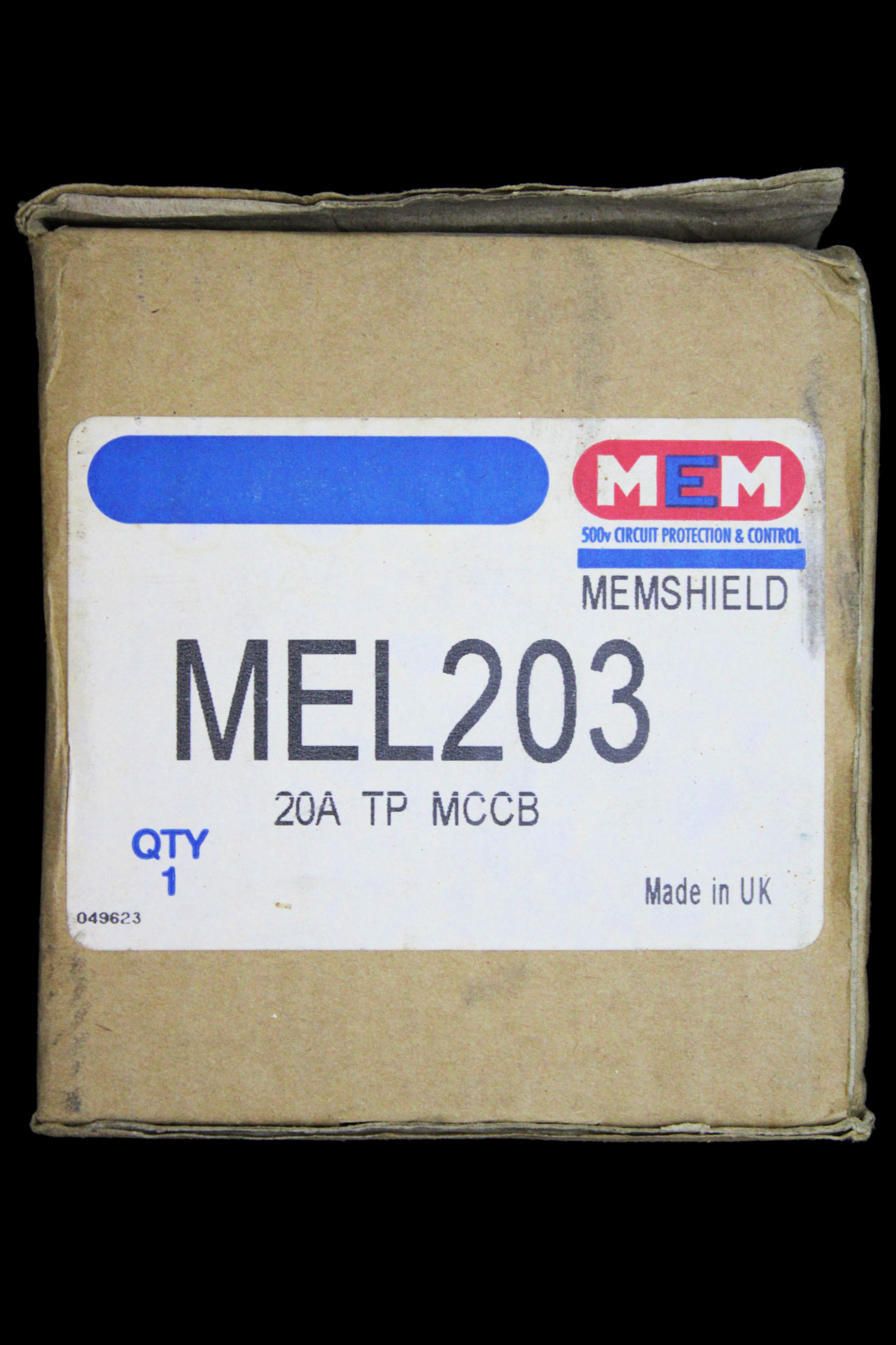 MEM 20 AMP 16kA TRIPLE POLE MCCB MEL203