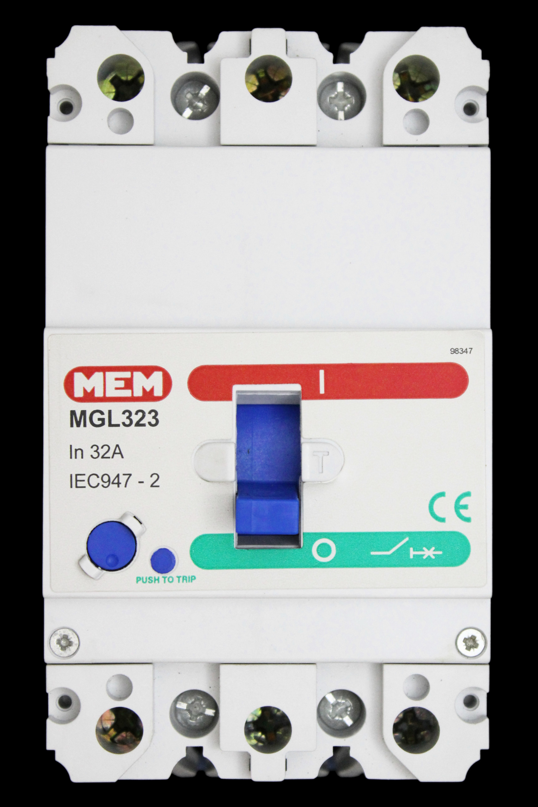 MEM 32 AMP 16kA TRIPLE POLE MCCB MGL323
