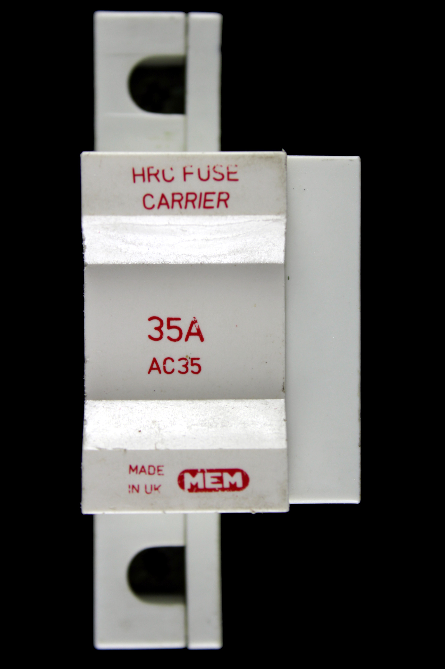 MEM 35 AMP HRC FUSE LINK HOLDER CARRIER AC35 RED