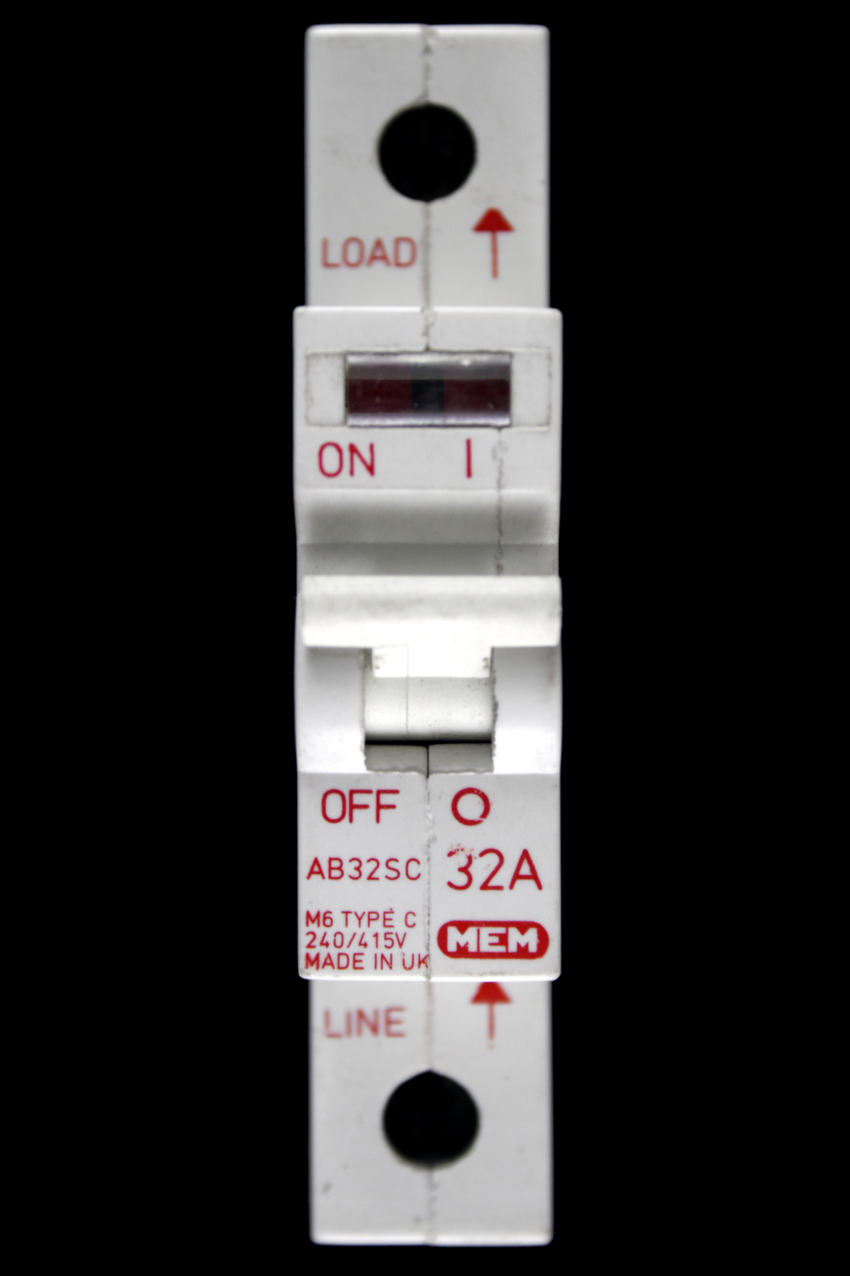 MEM 32 AMP CURVE C M6 MCB CIRCUIT BREAKER AB32SC
