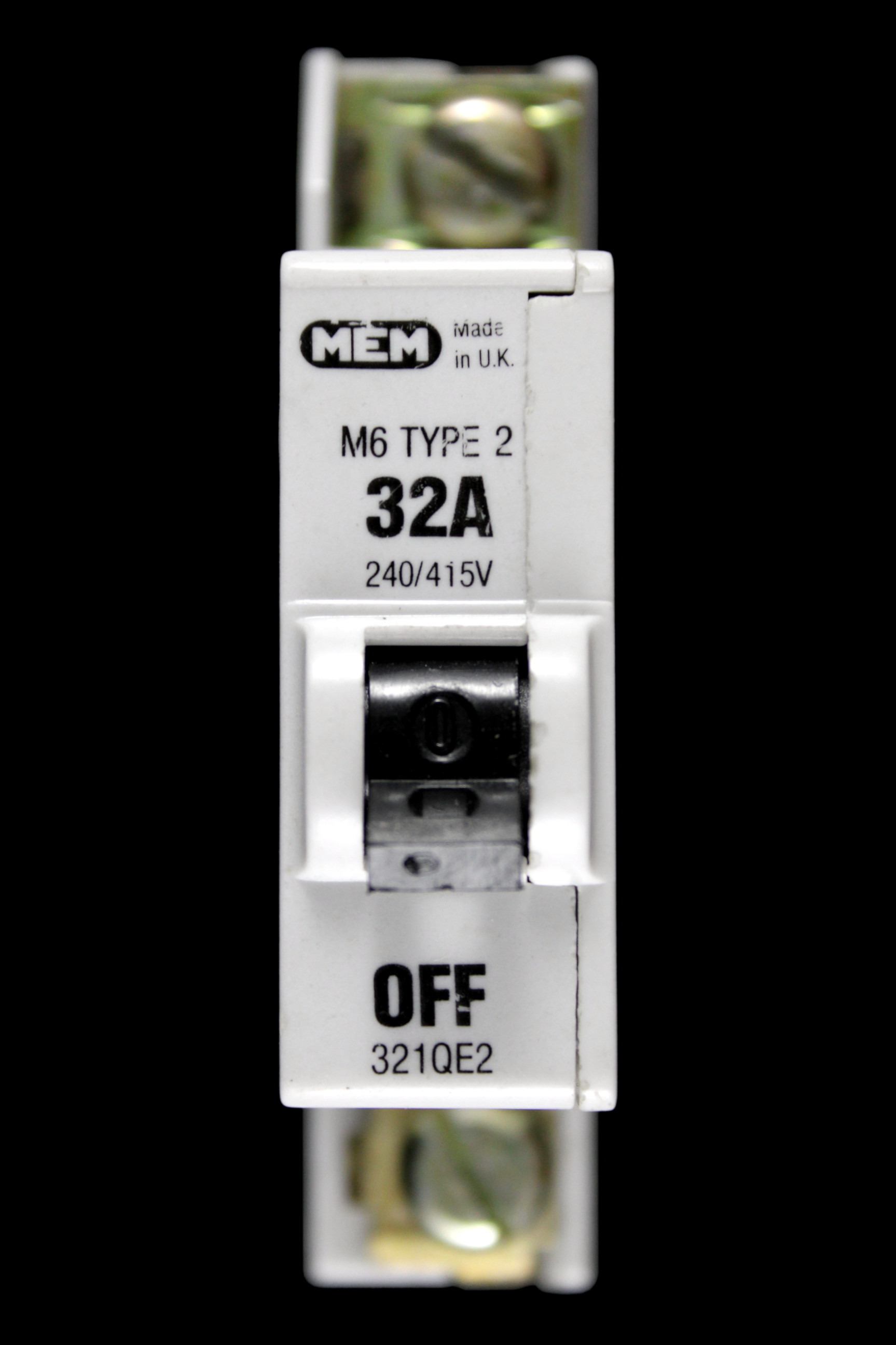 MEM 32 AMP TYPE 2 M6 MCB CIRCUIT BREAKER 321QE2