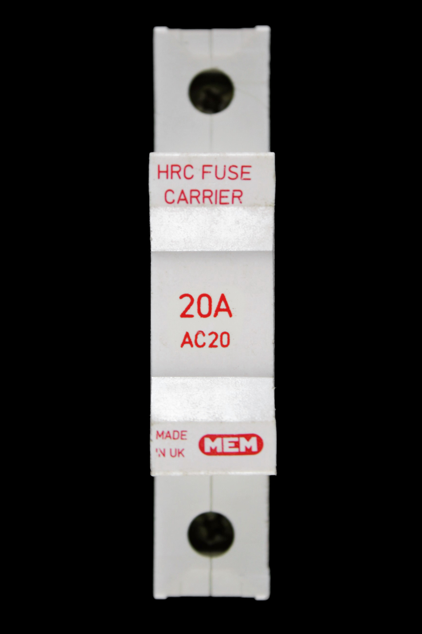 MEM 20 AMP HRC FUSE CARRIER HOLDER AC20 RED