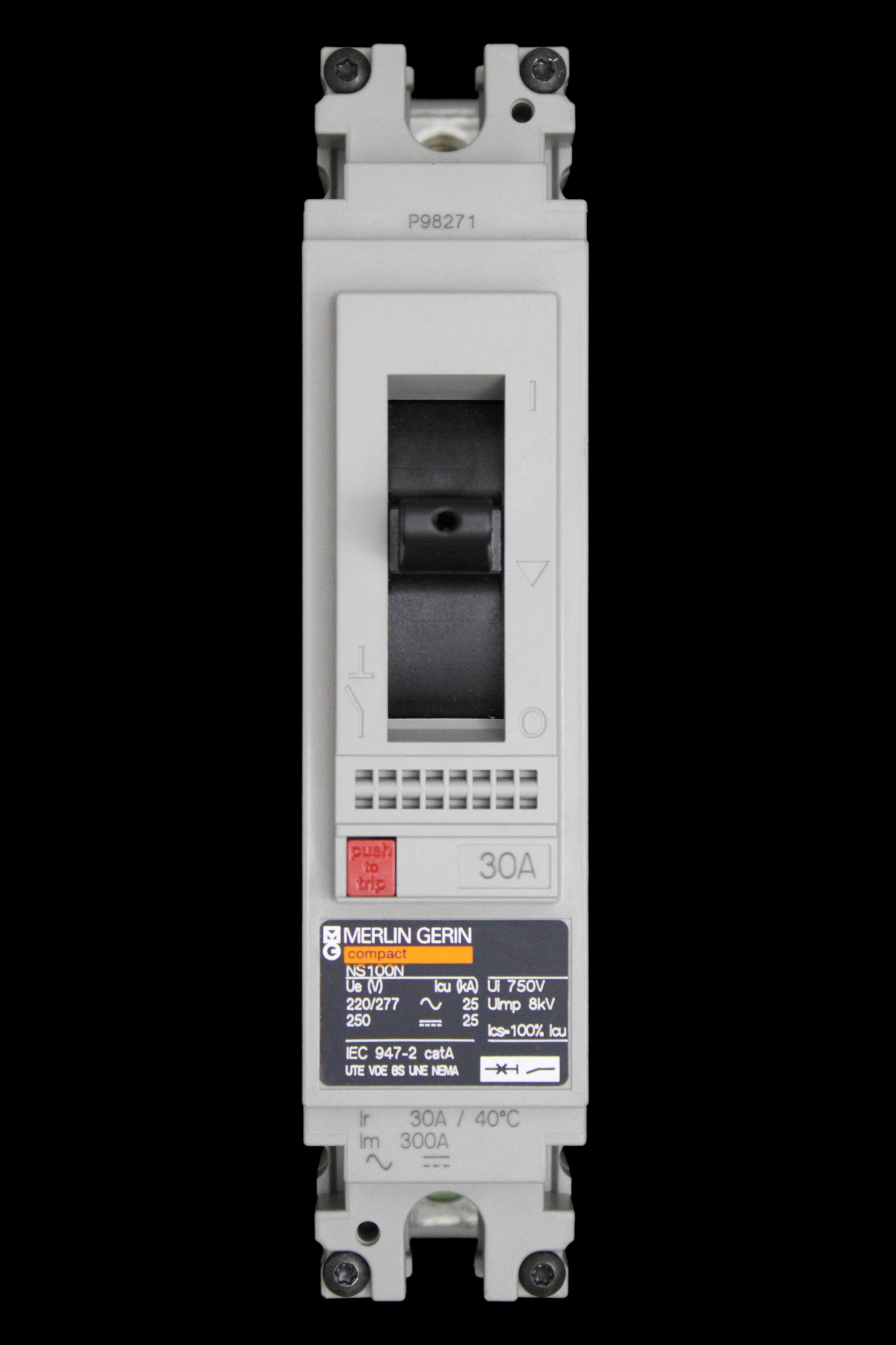 MERLIN GERIN 30 AMP 25kA MCCB NS100N 29587 TM30D