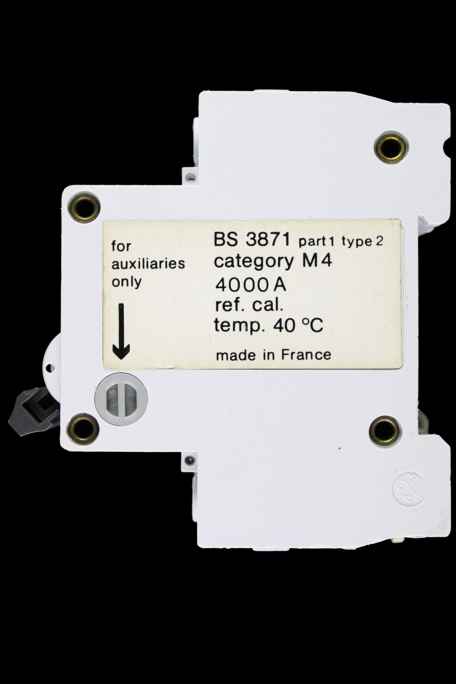 MERLIN GERIN 60 AMP TYPE 2 M4 TRIPLE POLE MCB CIRCUIT BREAKER C45N