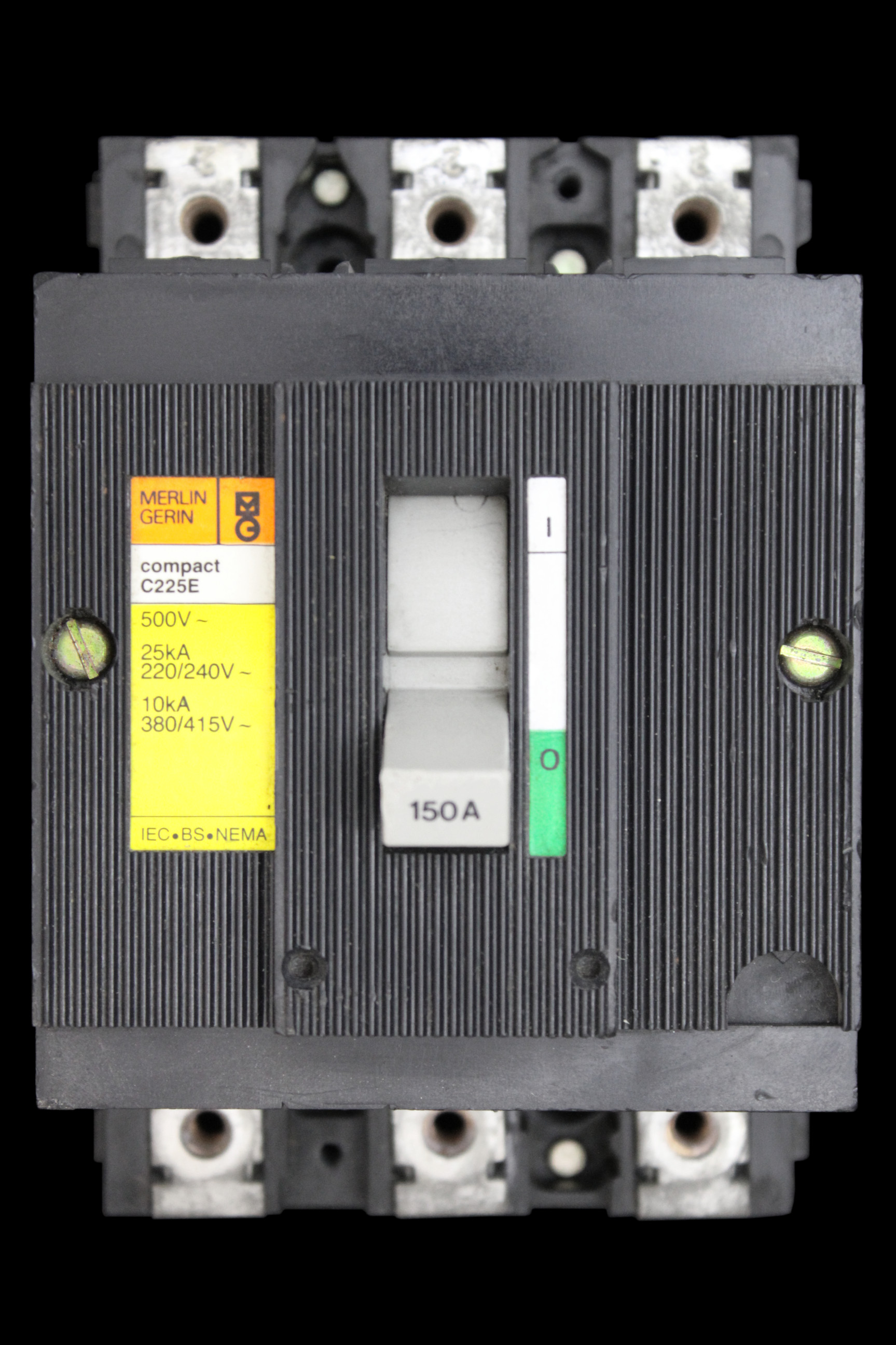 MERLIN GERIN 150 AMP 10kA TRIPLE POLE MCCB C225E