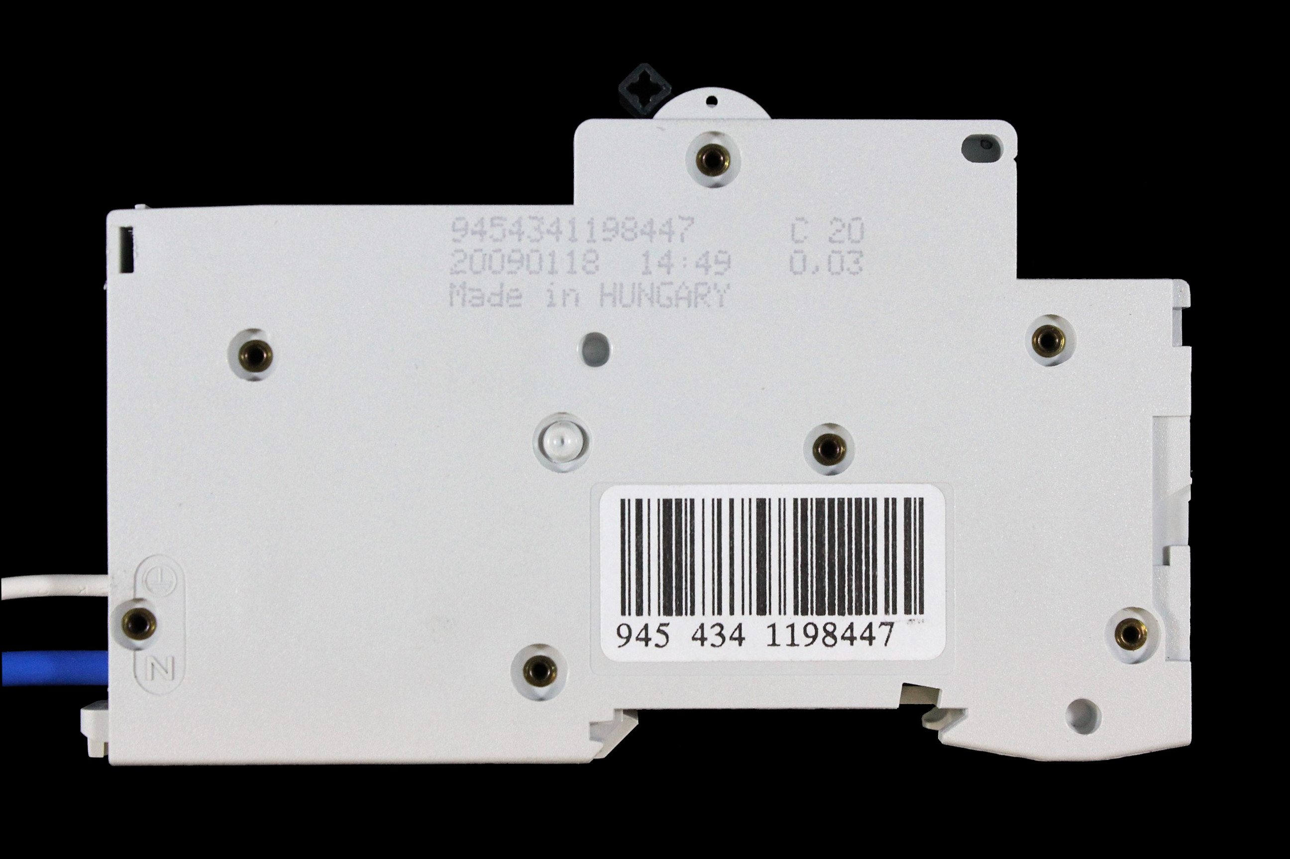 MERLIN GERIN 20 AMP CURVE C 10kA 30mA RCBO TYPE AC C60HC20R30 26860