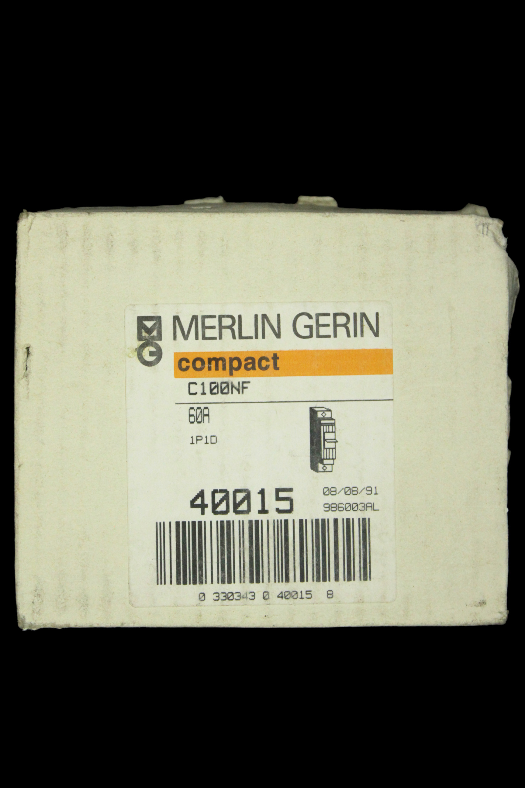 MERLIN GERIN 60 AMP 15kA MCCB 40015 C100NF COMPACT