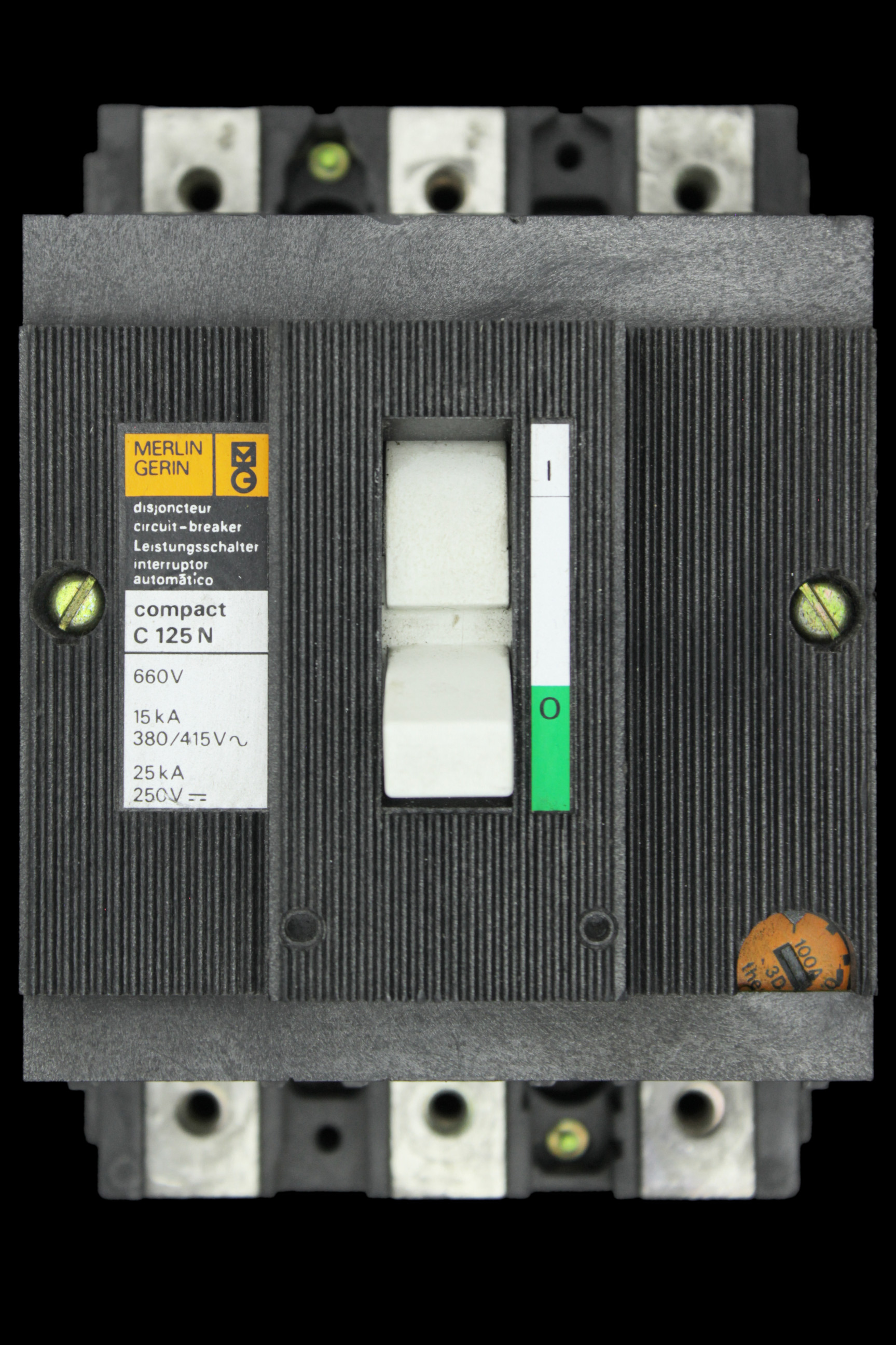 MERLIN GERIN 100 AMP 15kA TRIPLE POLE MCCB COMPACT C125N