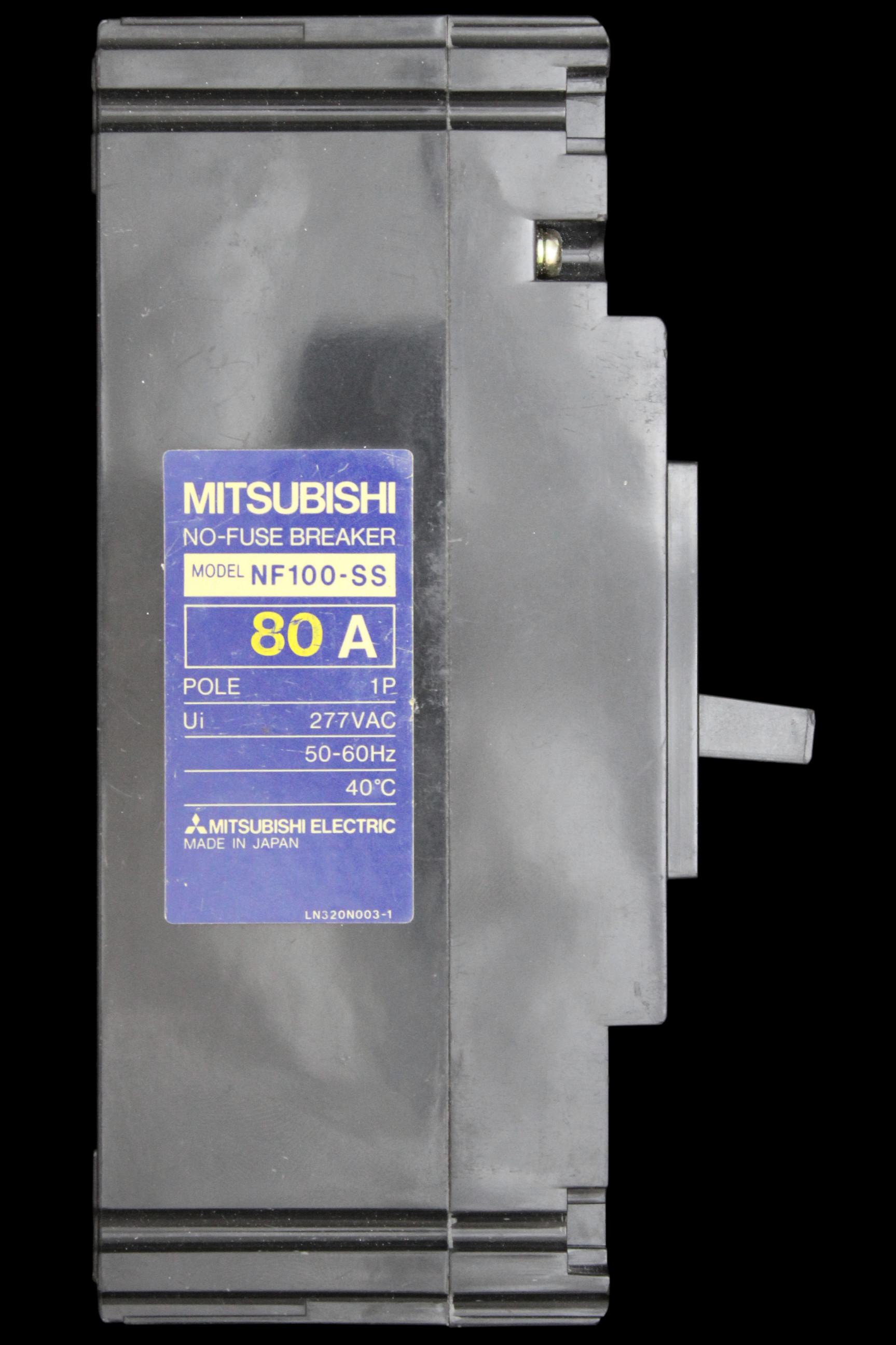 MITSUBISHI 80 MCCB 15kA NO-FUSE BREAKER NF100-SS BS947