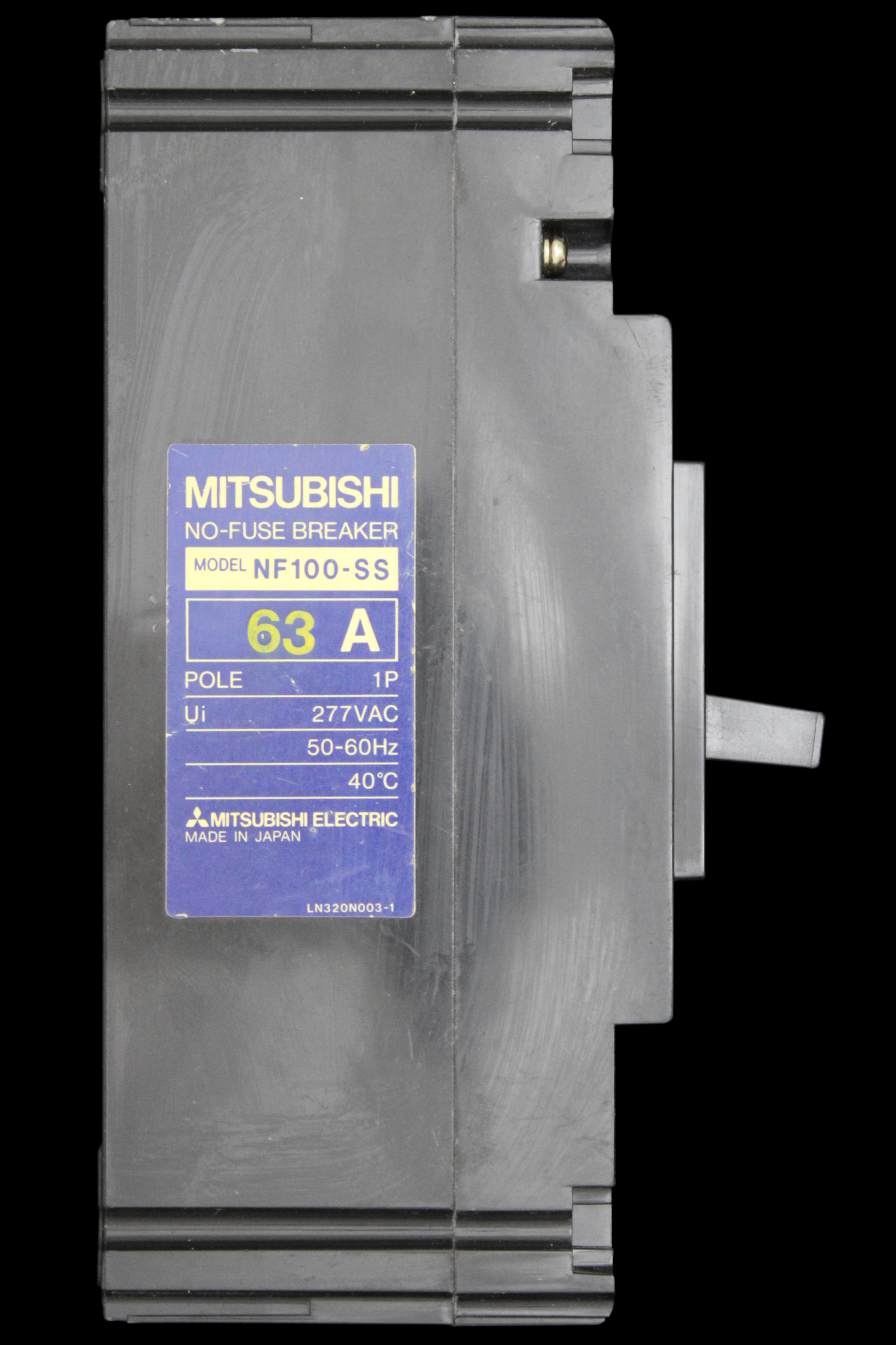 MITSUBISHI 63 MCCB 15kA NO-FUSE BREAKER NF100-SS BS947