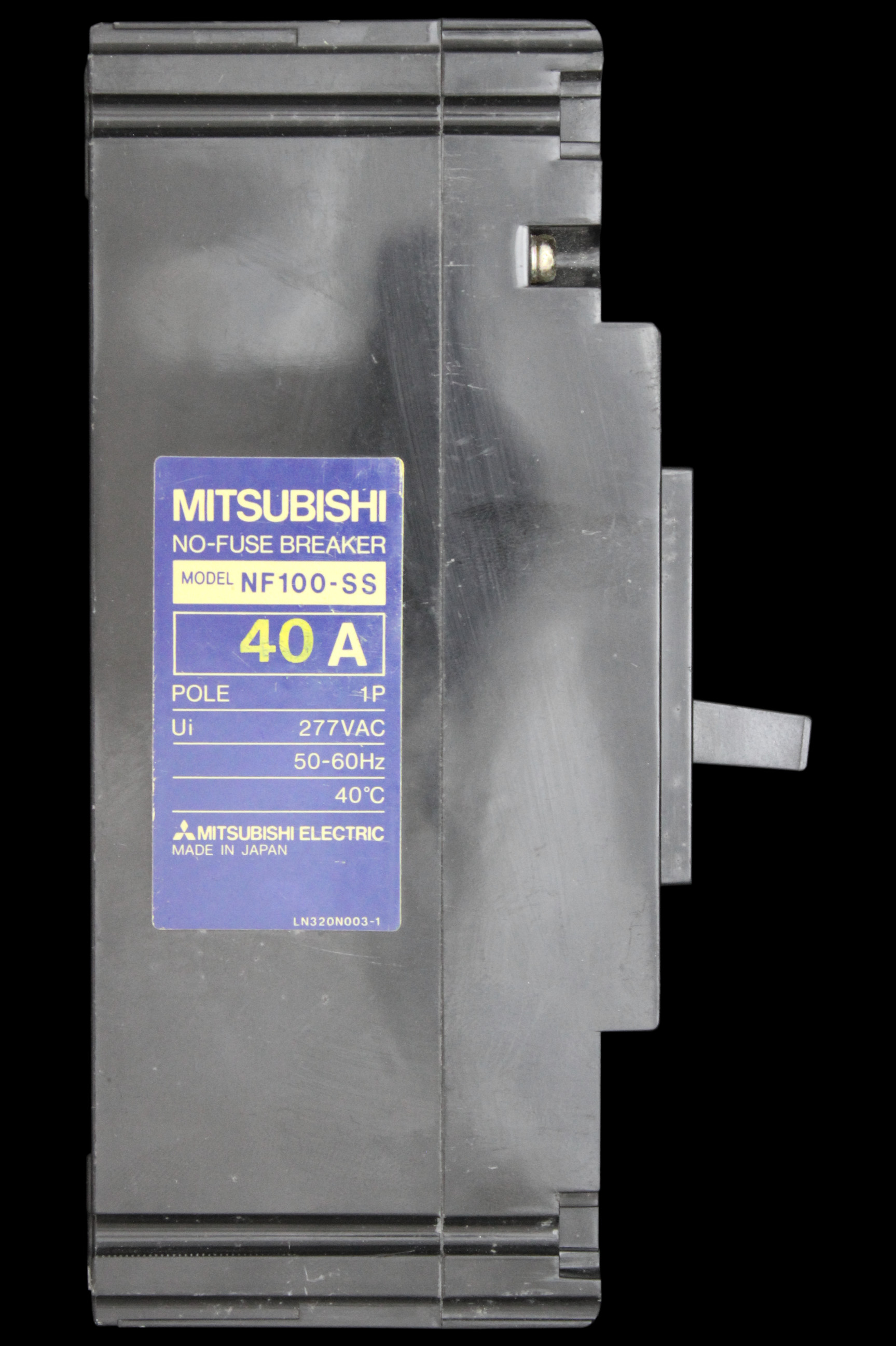 MITSUBISHI 40 MCCB 15kA NO-FUSE BREAKER NF100-SS BS947