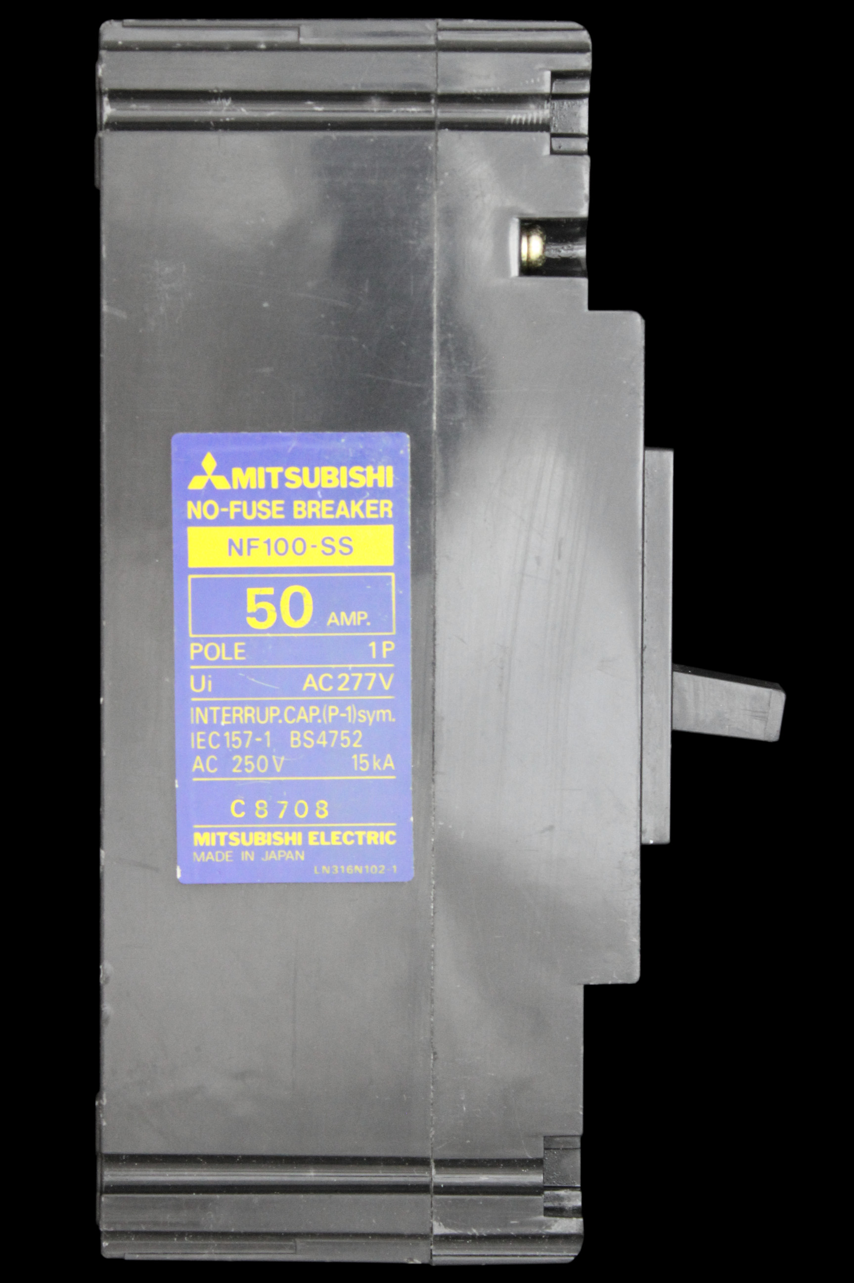 MITSUBISHI 50 MCCB 15kA NO-FUSE BREAKER NF100-SS