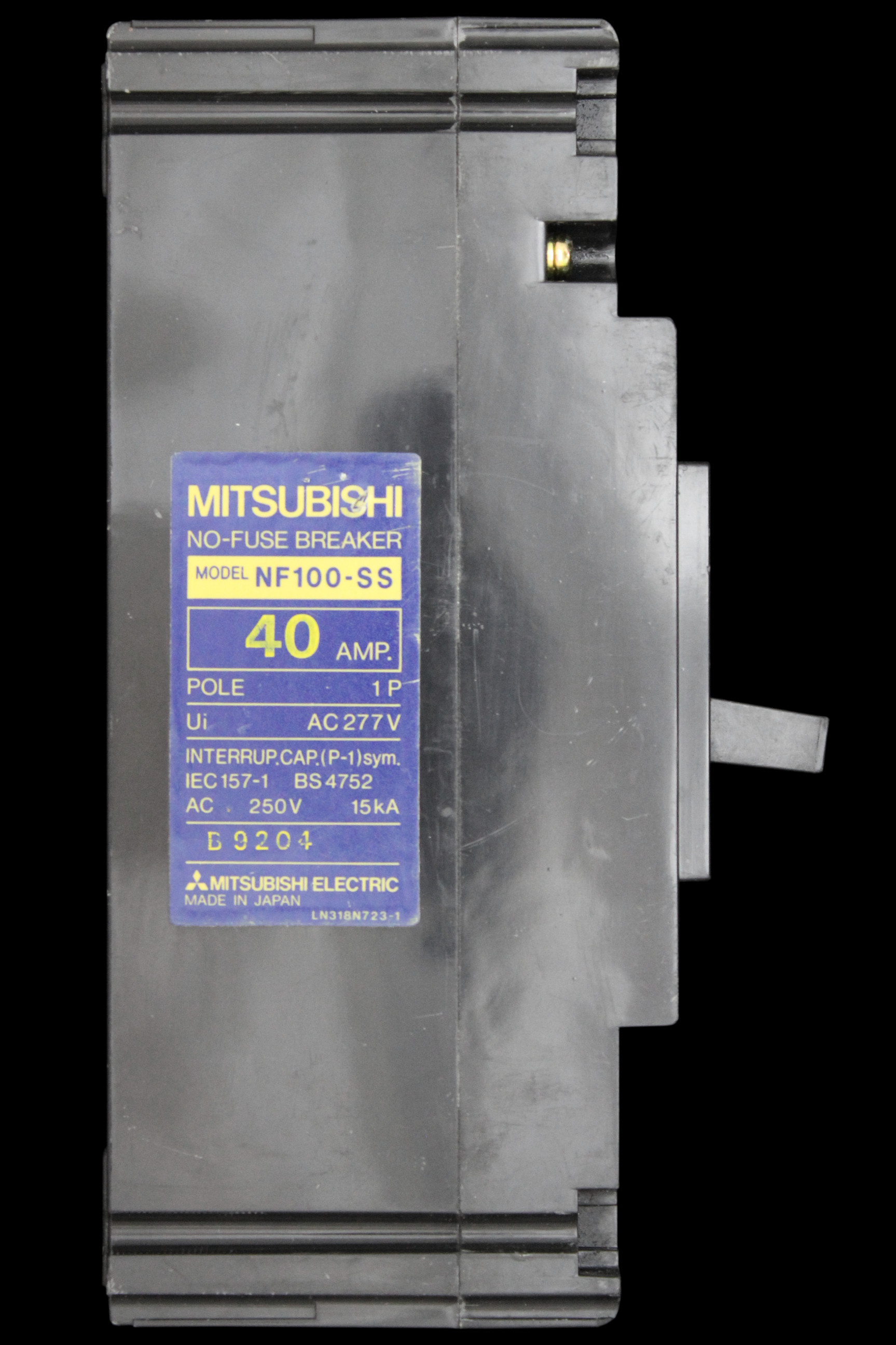 MITSUBISHI 40 MCCB 15kA NO-FUSE BREAKER NF100-SS