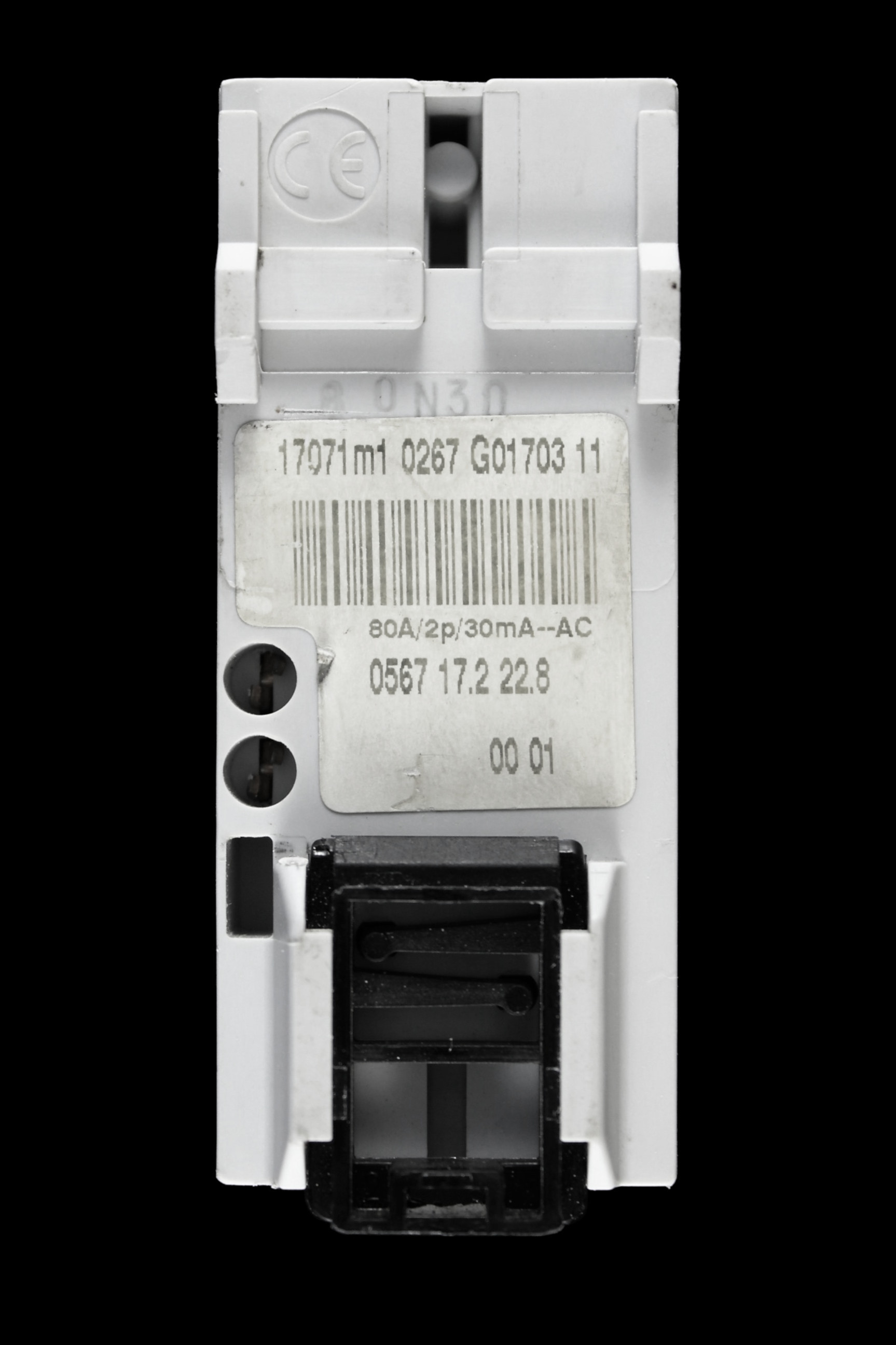 NEWLEC 80 AMP 30mA DOUBLE POLE RCD TYPE AC NLRCD8030A