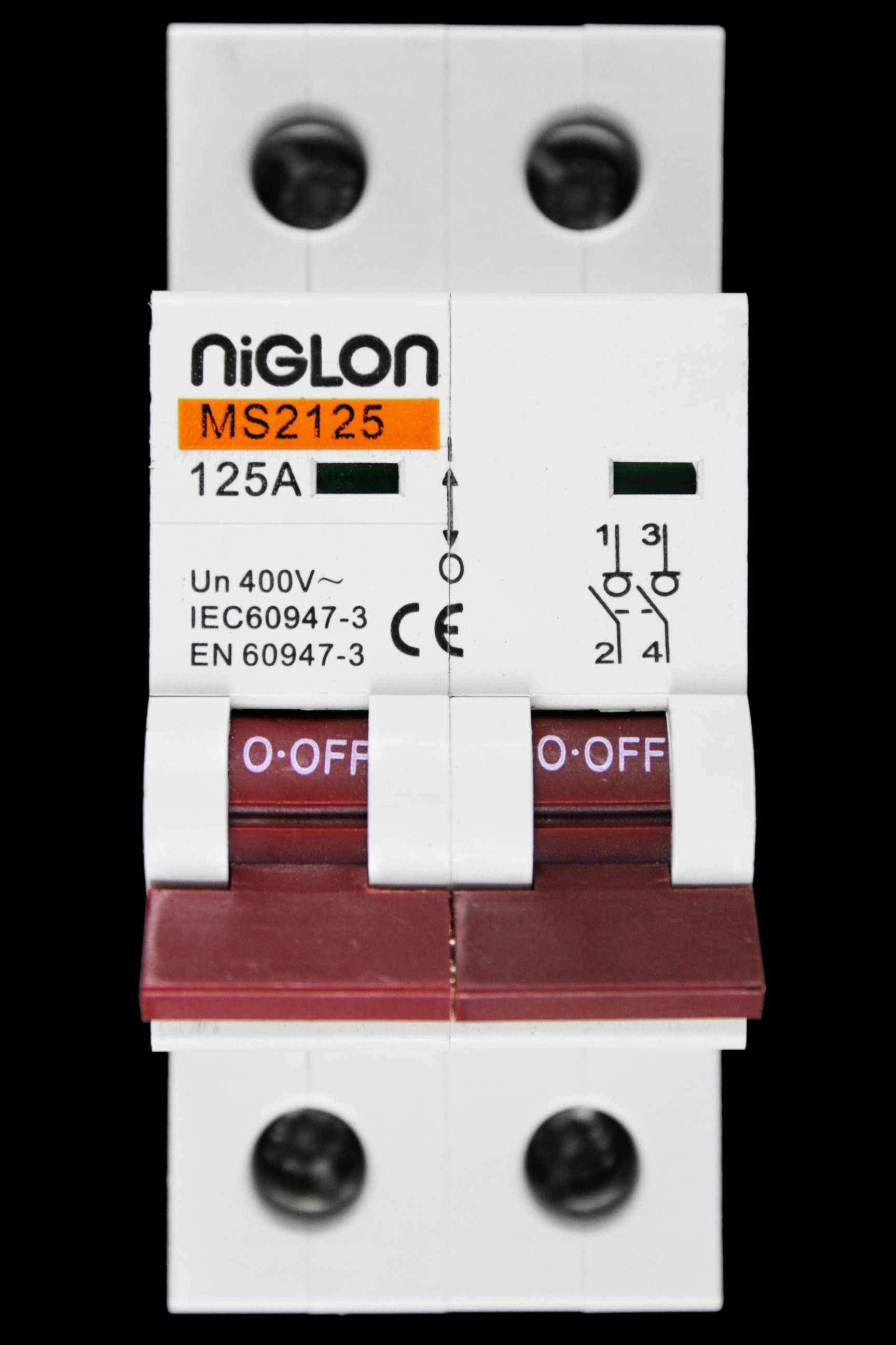 NIGLON 125 AMP DOUBLE POLE MAIN SWITCH DISCONNECTOR MS2125