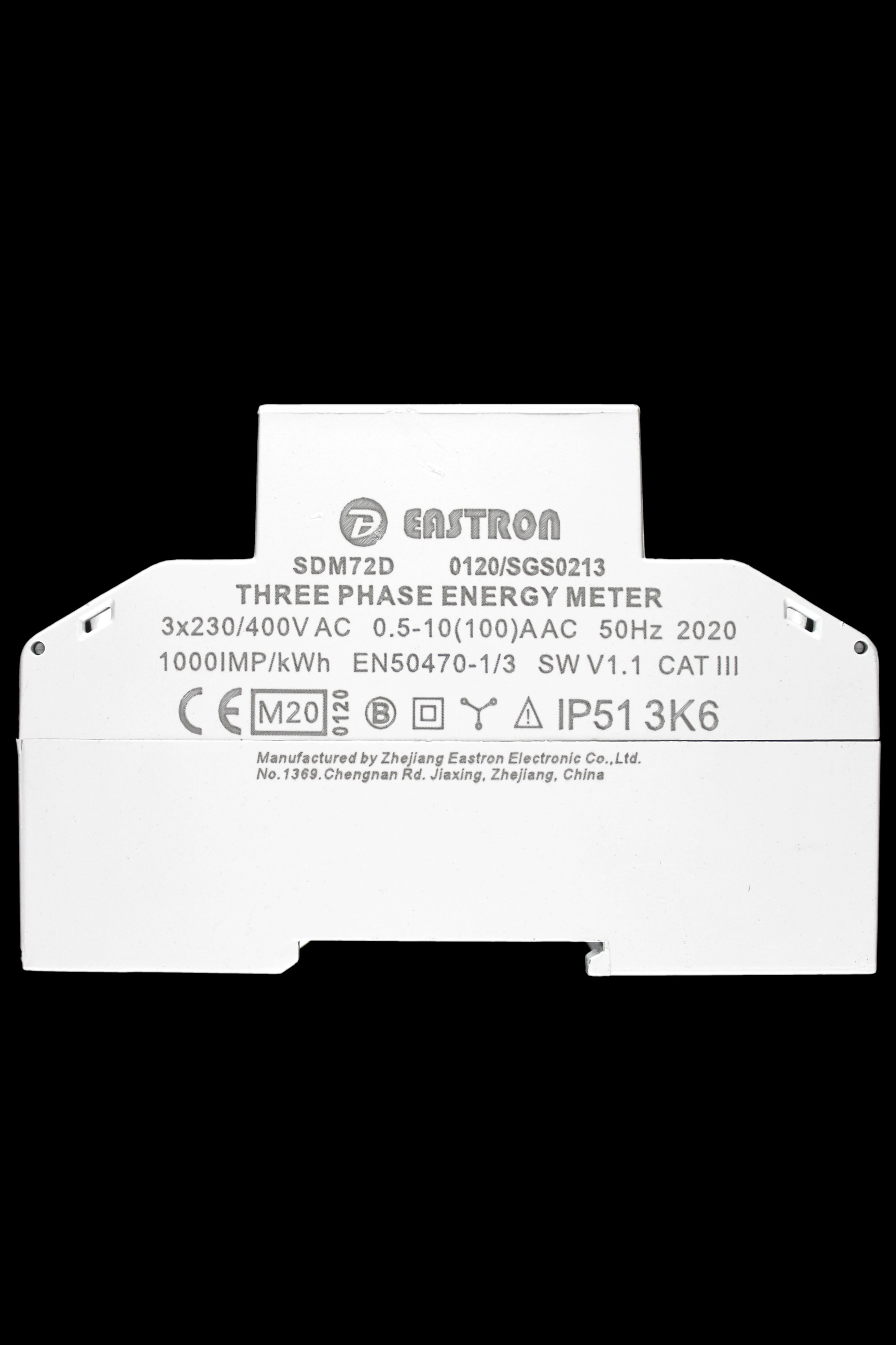 EASTRON 100 AMP THREE PHASE DIGITAL KWH METER SDM72D