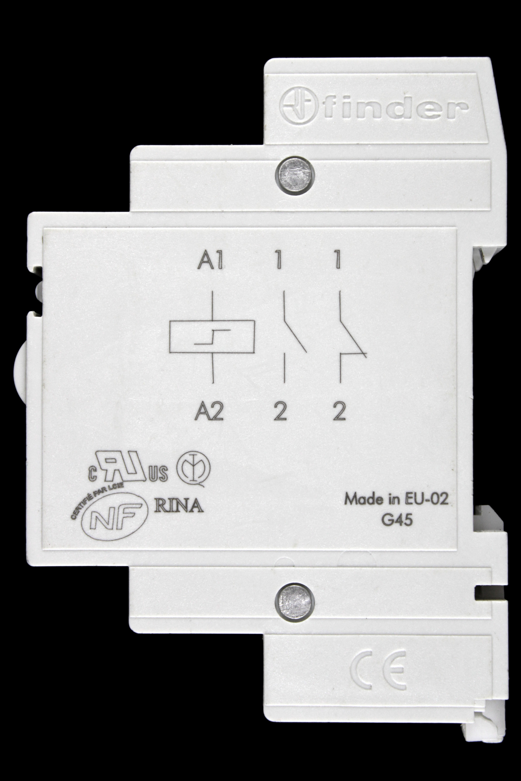 FINDER 16 AMP STEP RELAY 12VDC 1NO CONTACT 20.21.9.012.4000