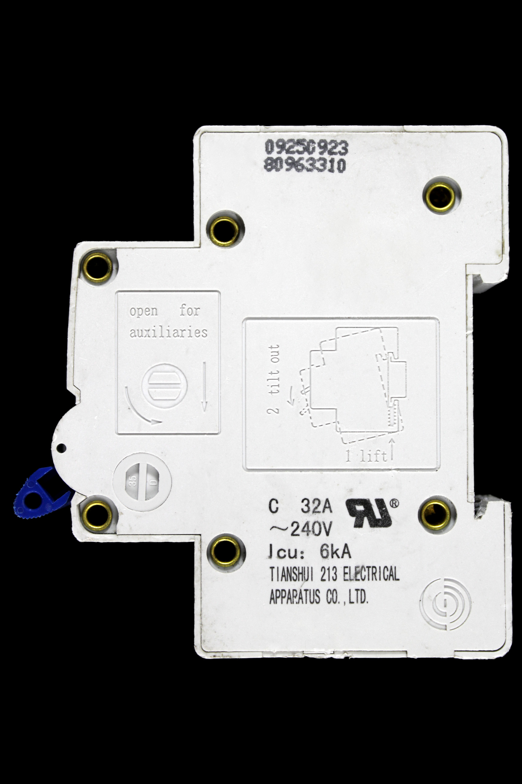 TIANSHUI 213 32 AMP CURVE C 6kA MCB CIRCUIT BREAKER GSB2