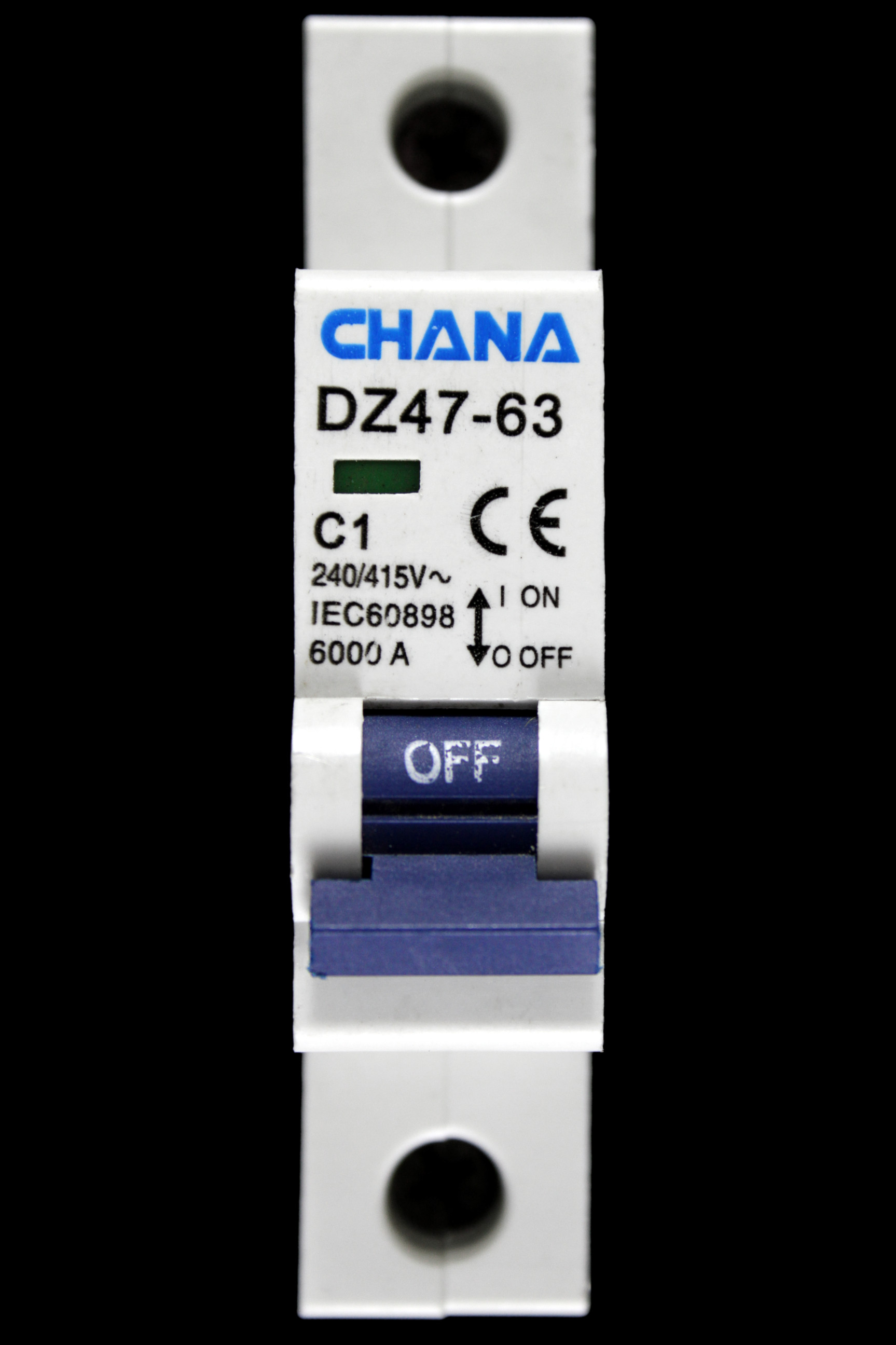 CHANA 1 AMP CURVE C 6kA MCB CIRCUIT BREAKER DZ47-63