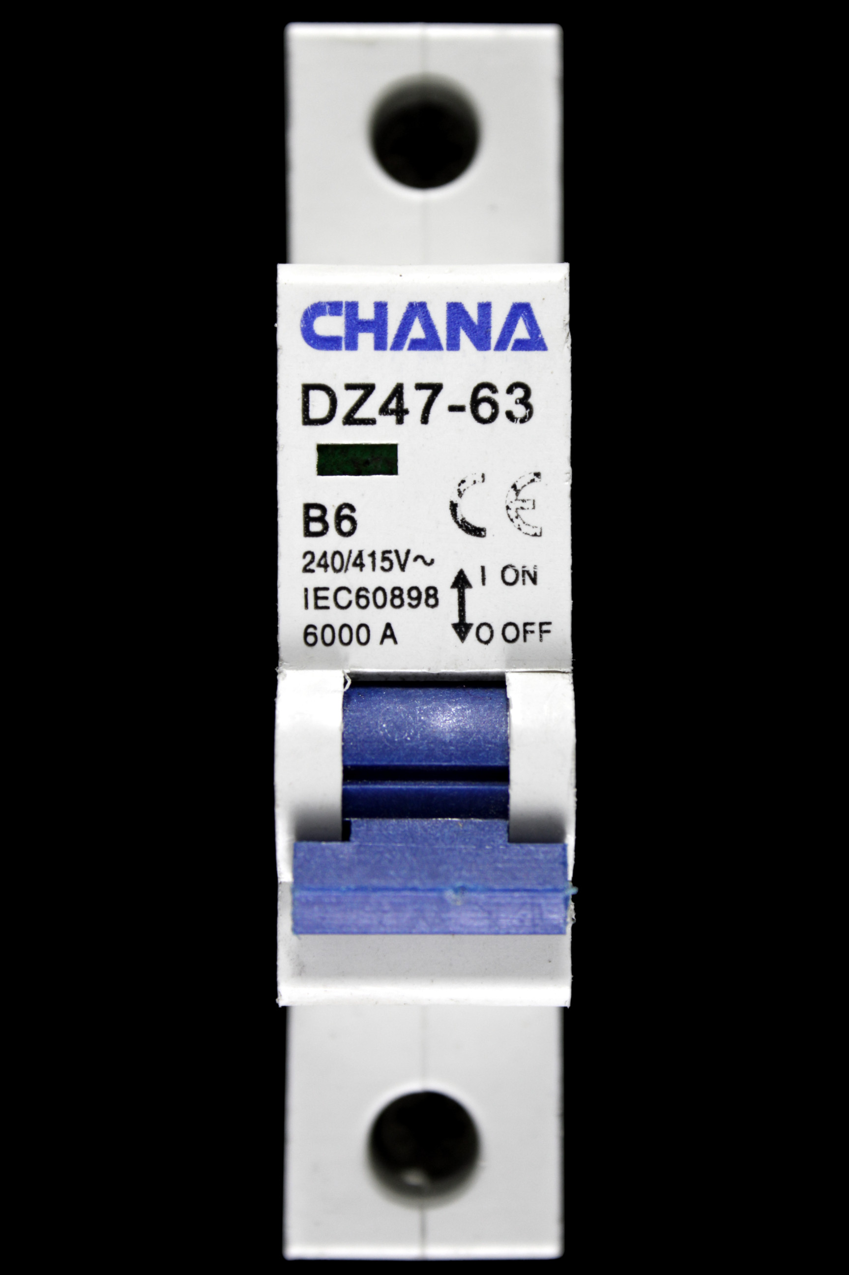 CHANA 6 AMP CURVE B 6kA MCB CIRCUIT BREAKER DZ47-63