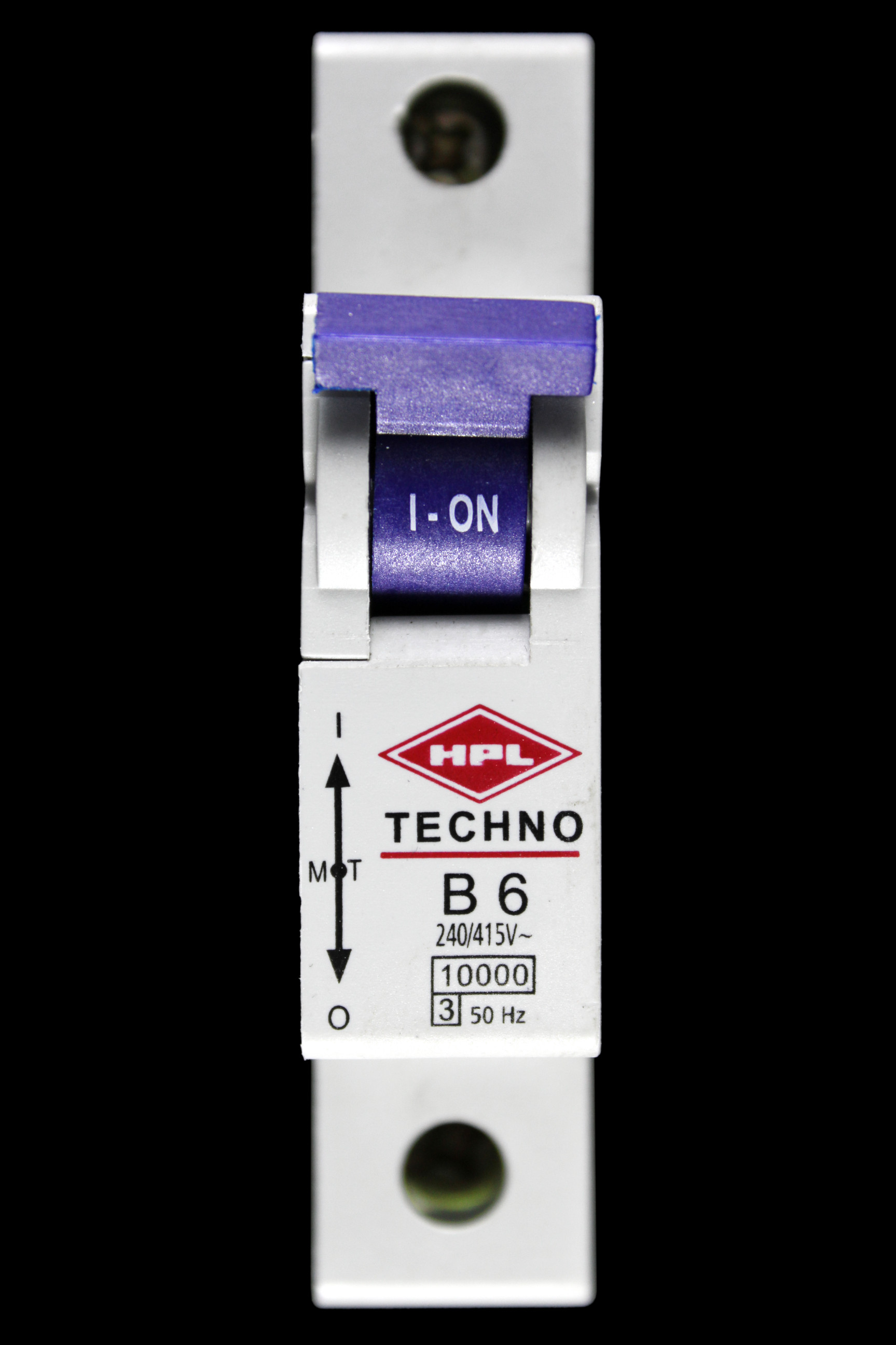 HPL 6 AMP CURVE B 10kA MCB CIRCUIT BREAKER TECHNO