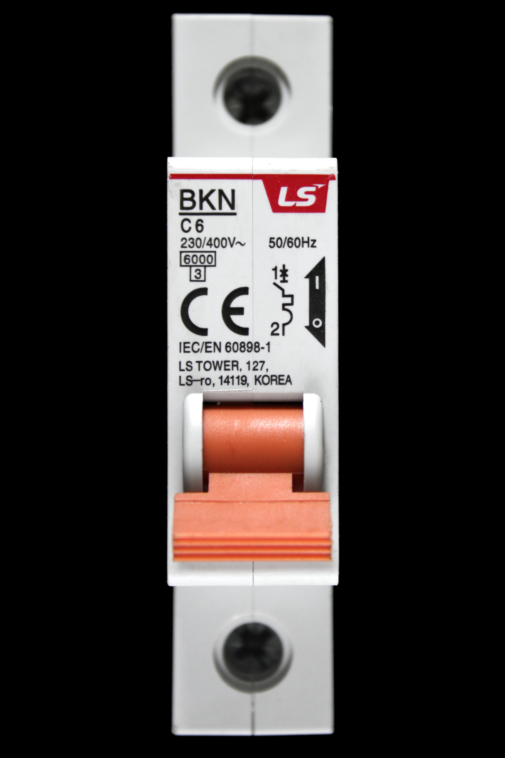 LS 6 AMP CURVE C 6kA MCB CIRCUIT BREAKER BKN