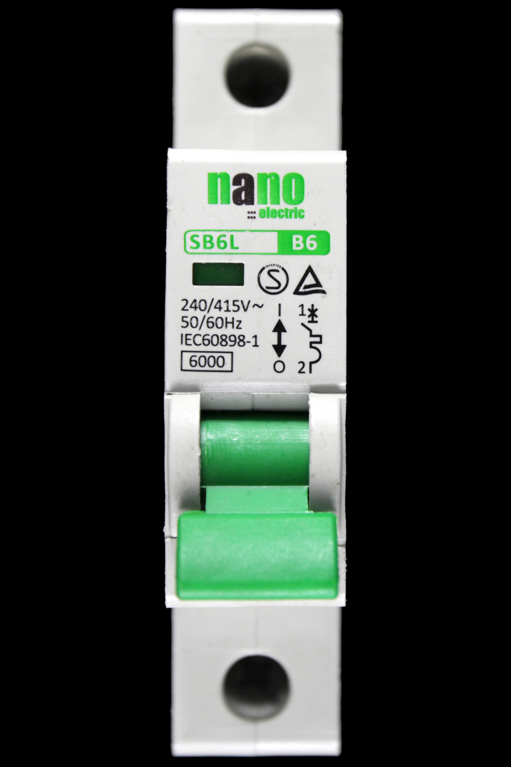 NANO 6 AMP CURVE B 6kA MCB CIRCUIT BREAKER SB6L