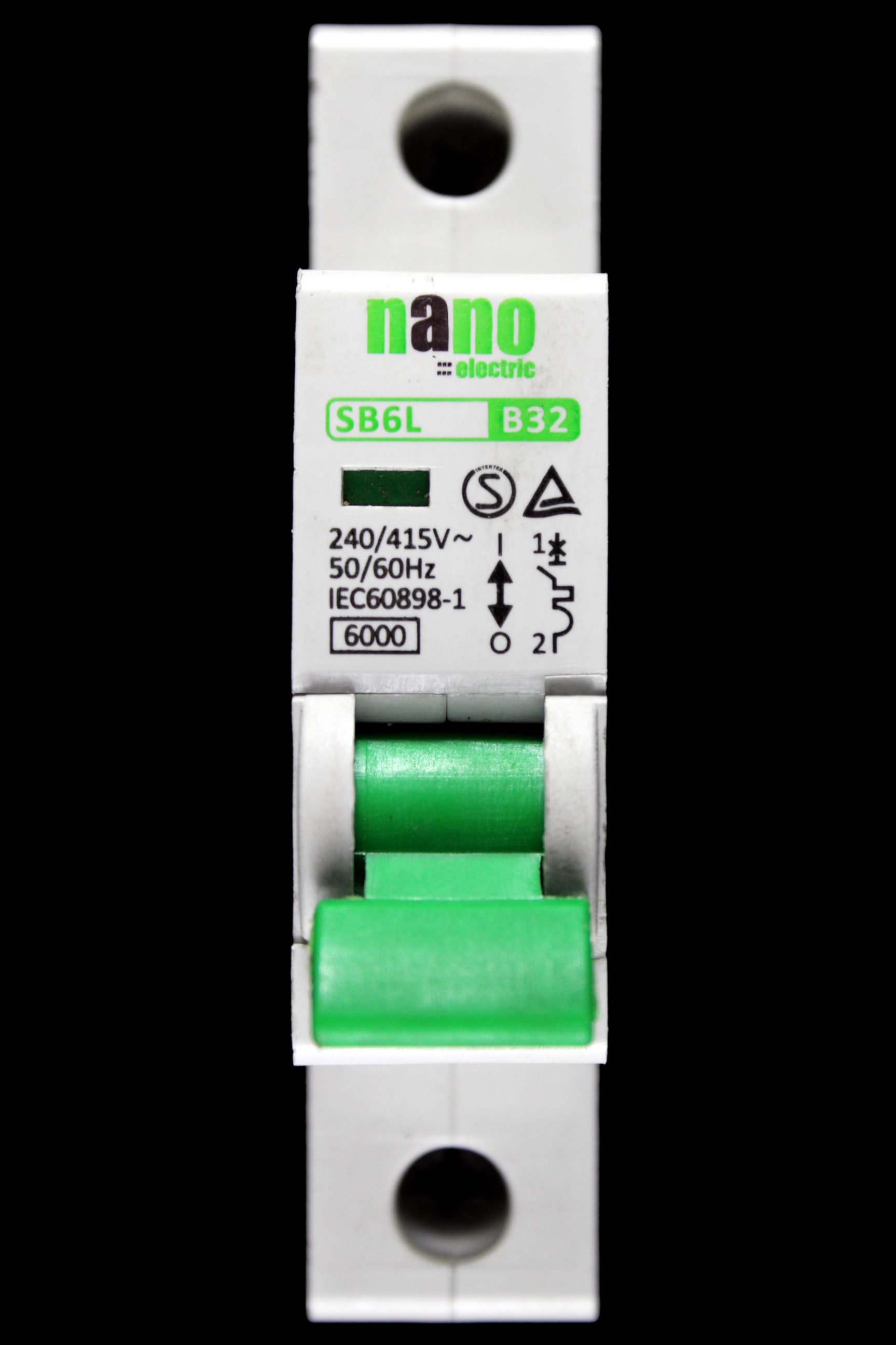 NANO 32 AMP CURVE B 6kA MCB CIRCUIT BREAKER SB6L