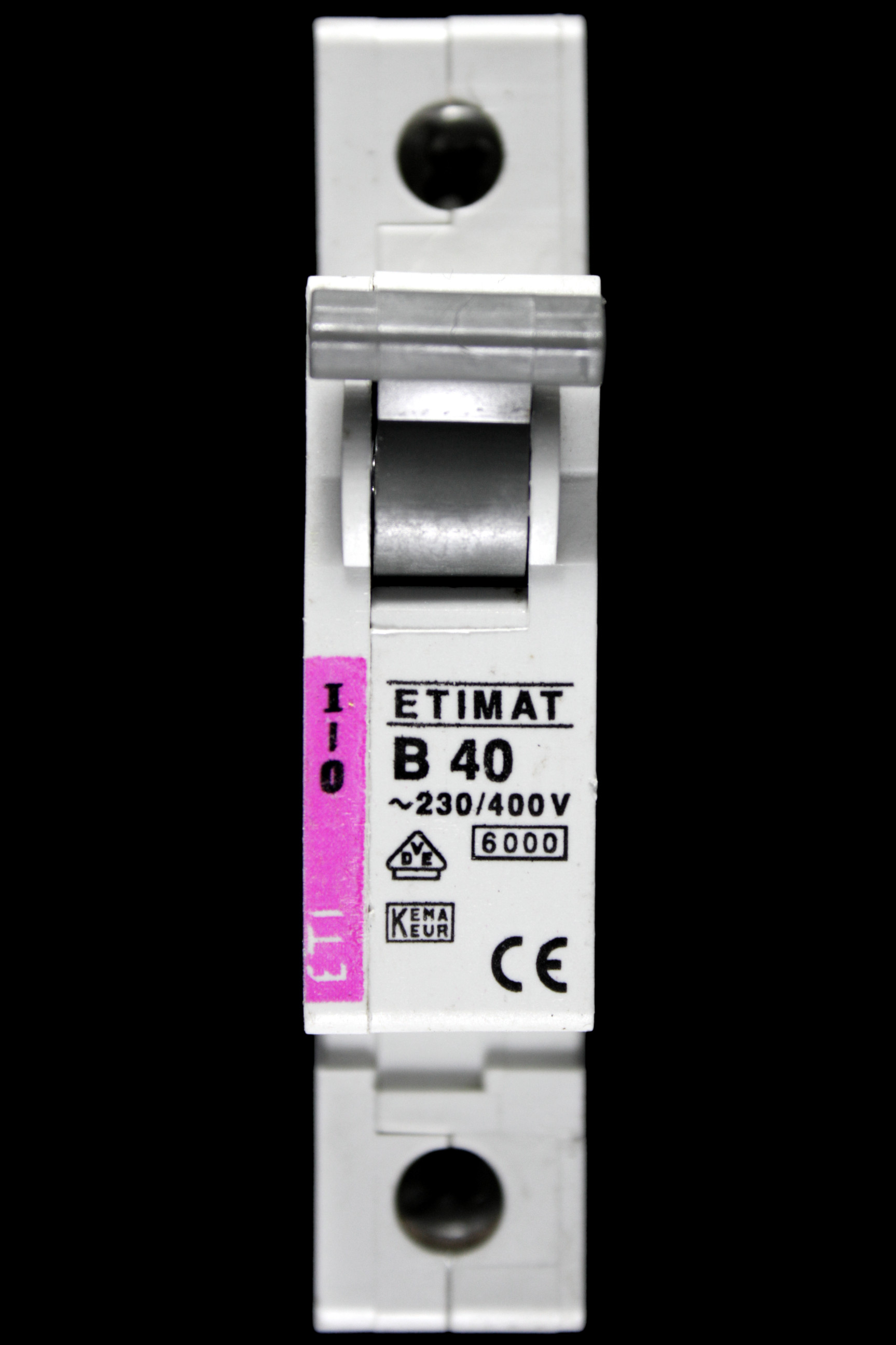 ETI 40 AMP CURVE B 6kA MCB CIRCUIT BREAKER ETIMAT