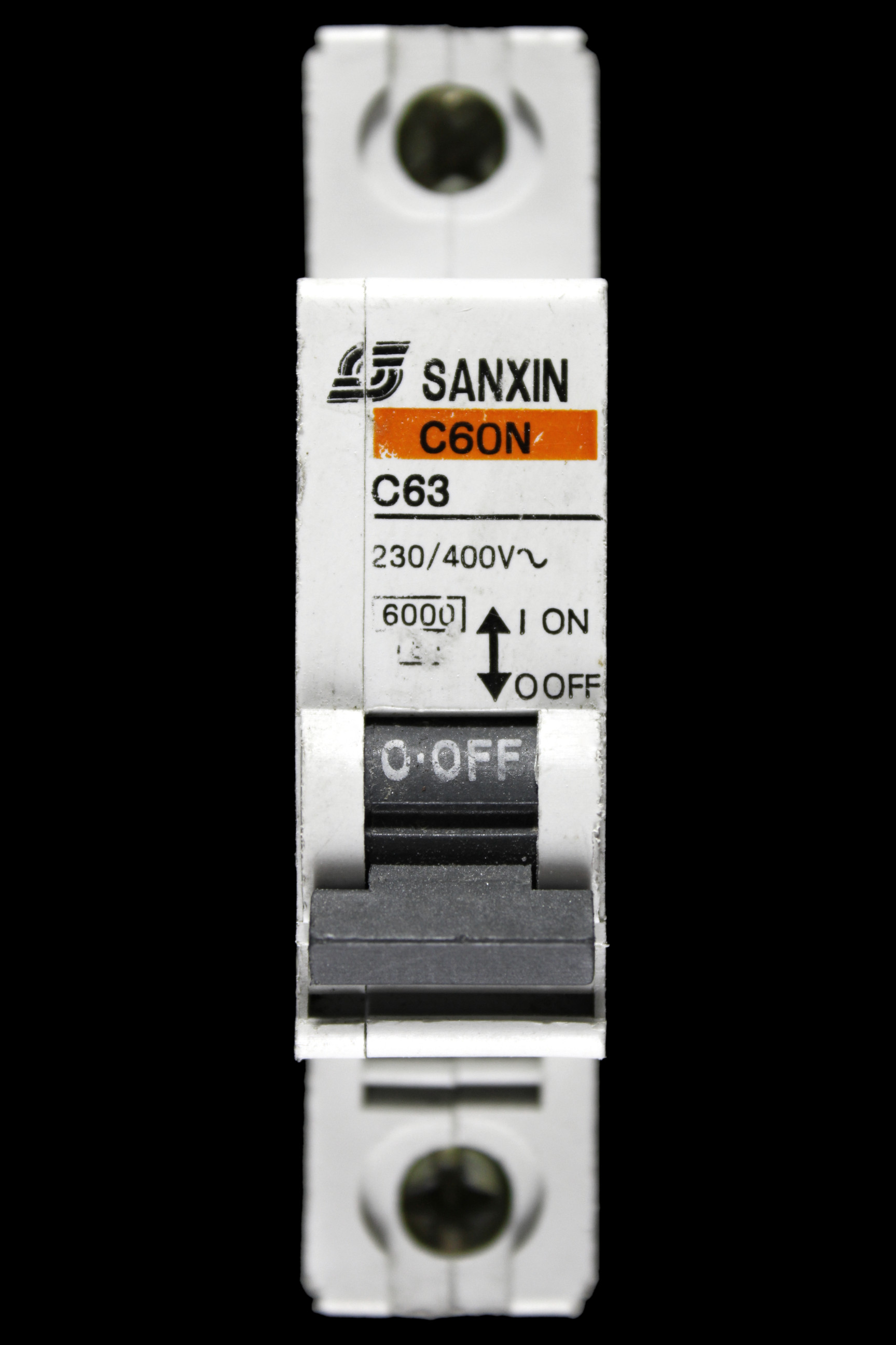 SANXIN 63 AMP CURVE C 6kA MCB CIRCUIT BREAKER C60N