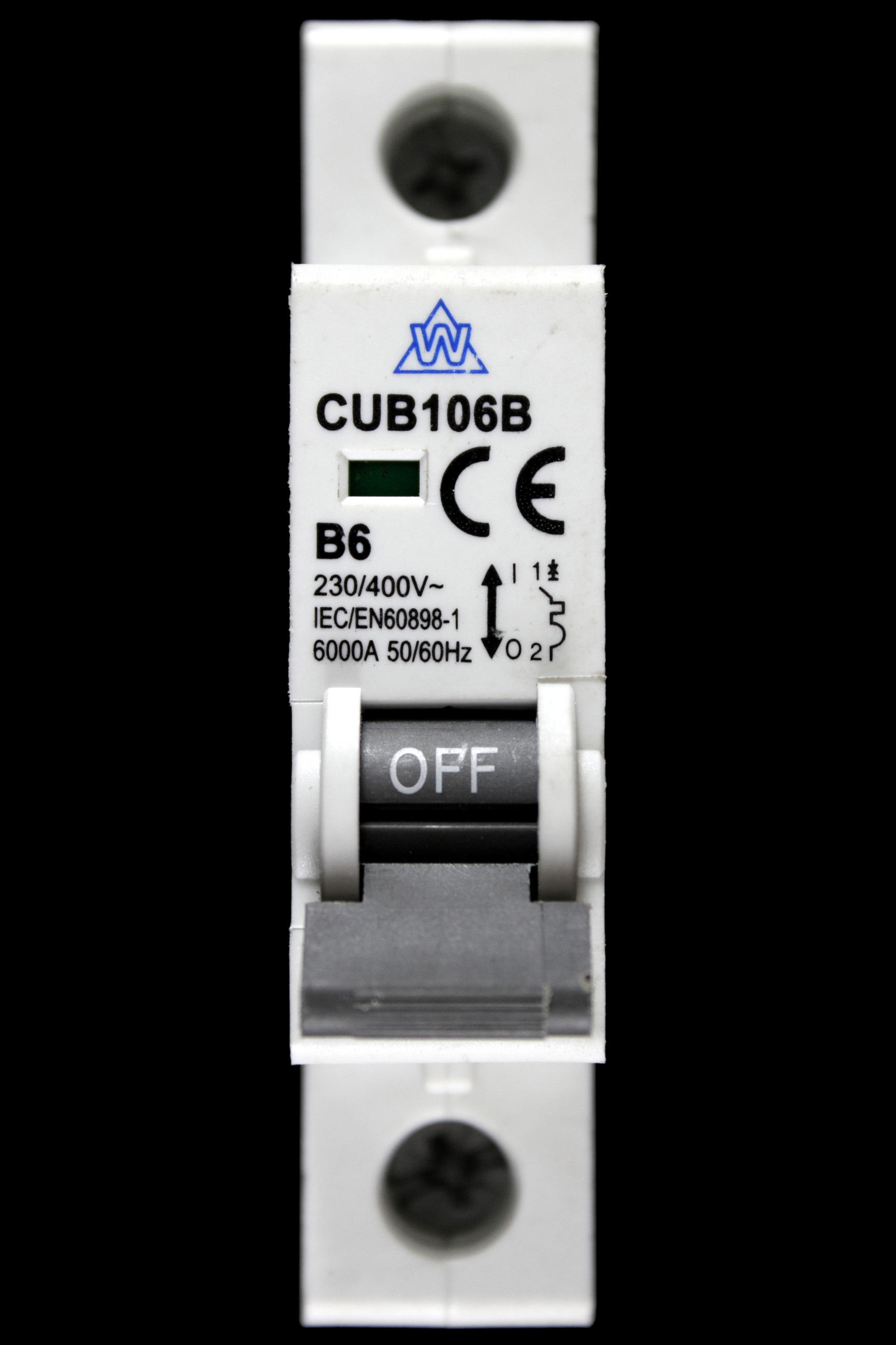 WHITECLIFFE 6 AMP CURVE B 6kA MCB CIRCUIT BREAKER CUB106B
