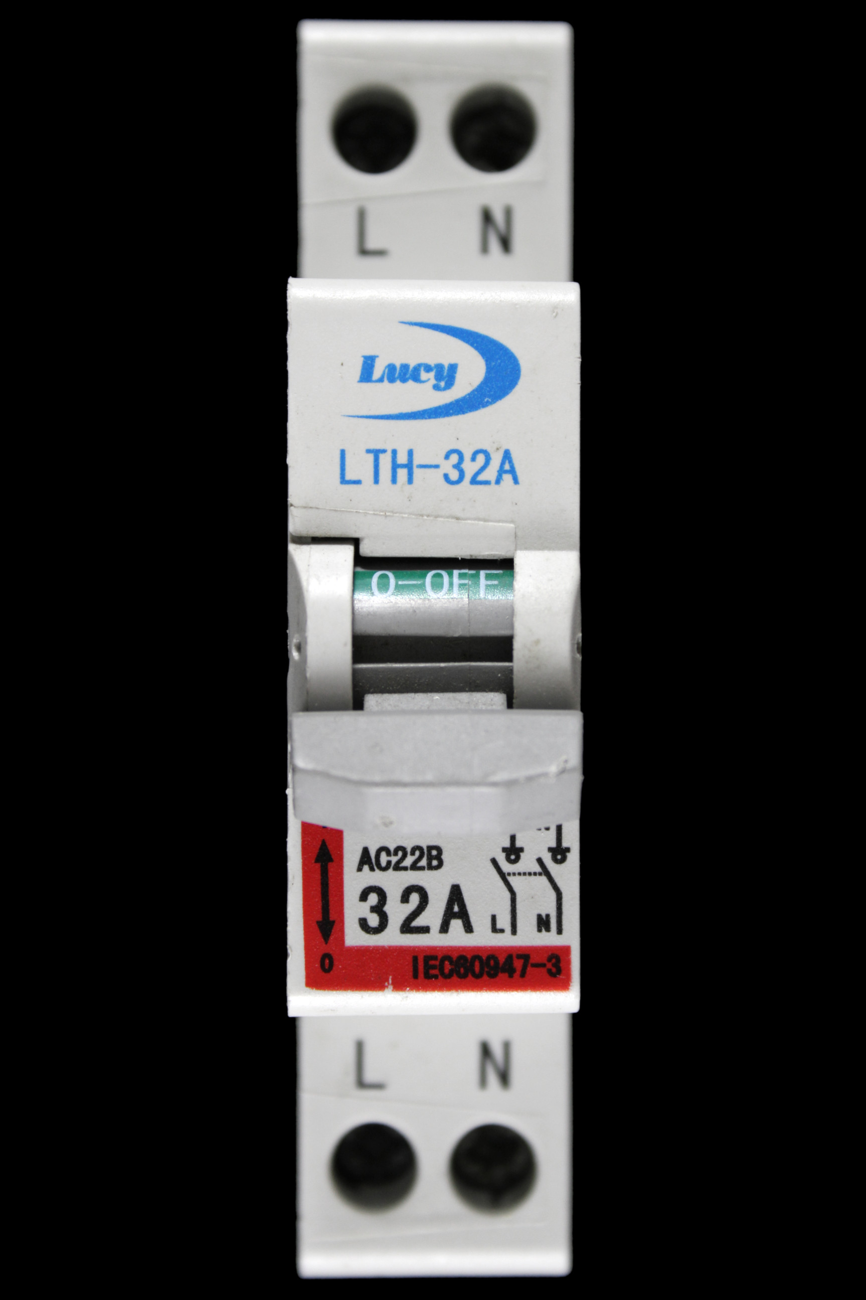 LUCY 32 MAIN SWITCH DISCONNECTOR DOUBLE POLE LTH-32A AC22B