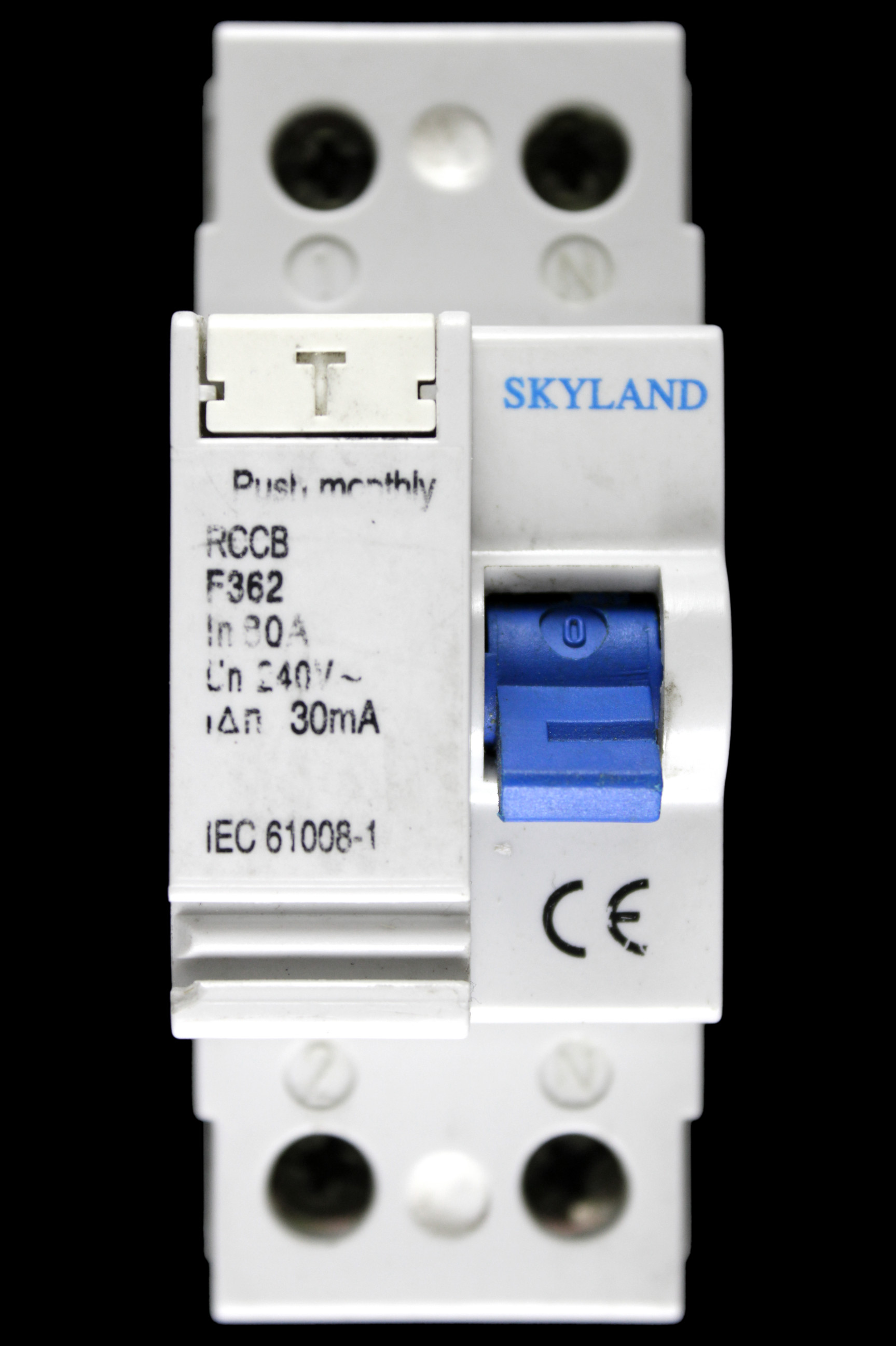 SKYLAND 80 AMP RCCB DOUBLE POLE 30mA F362