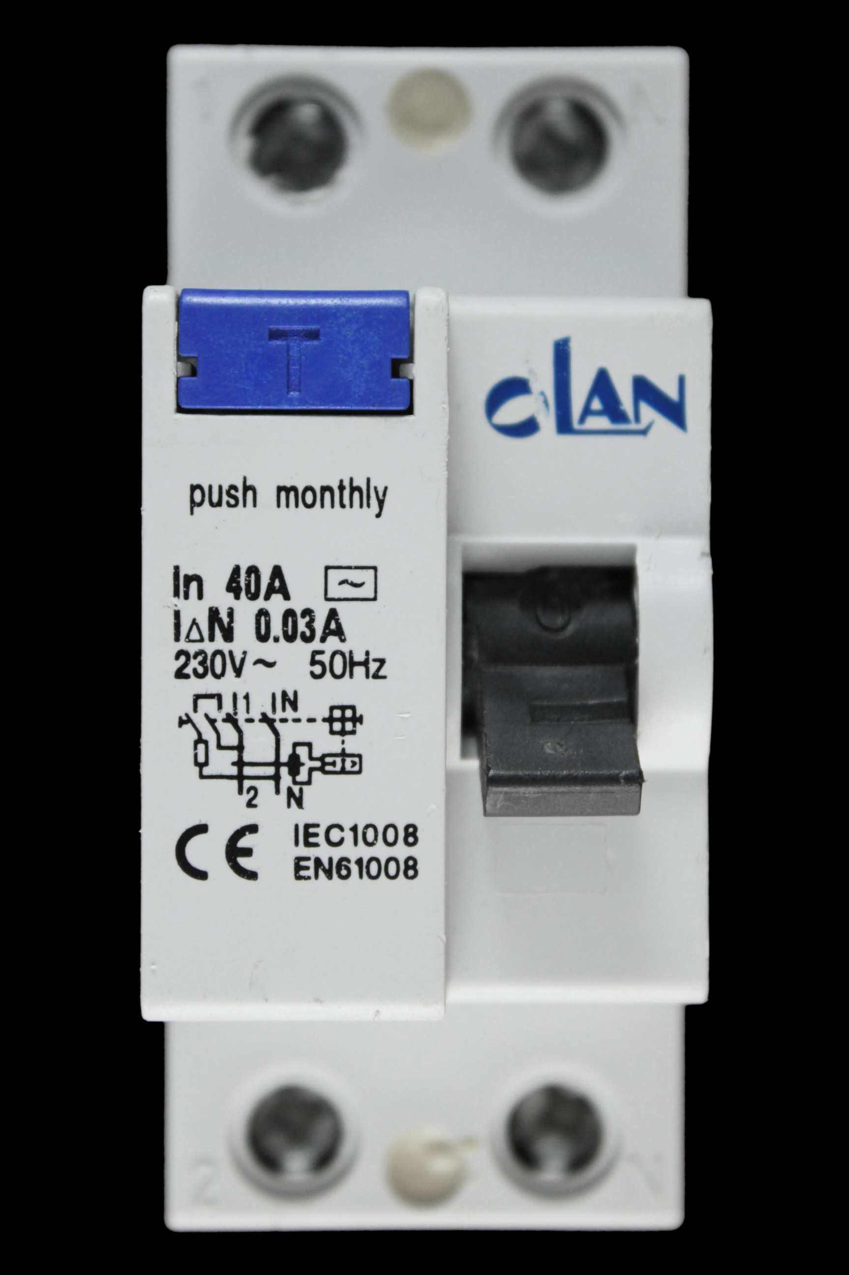 OLAN 40 RCD DOUBLE POLE 30mA TYPE AC