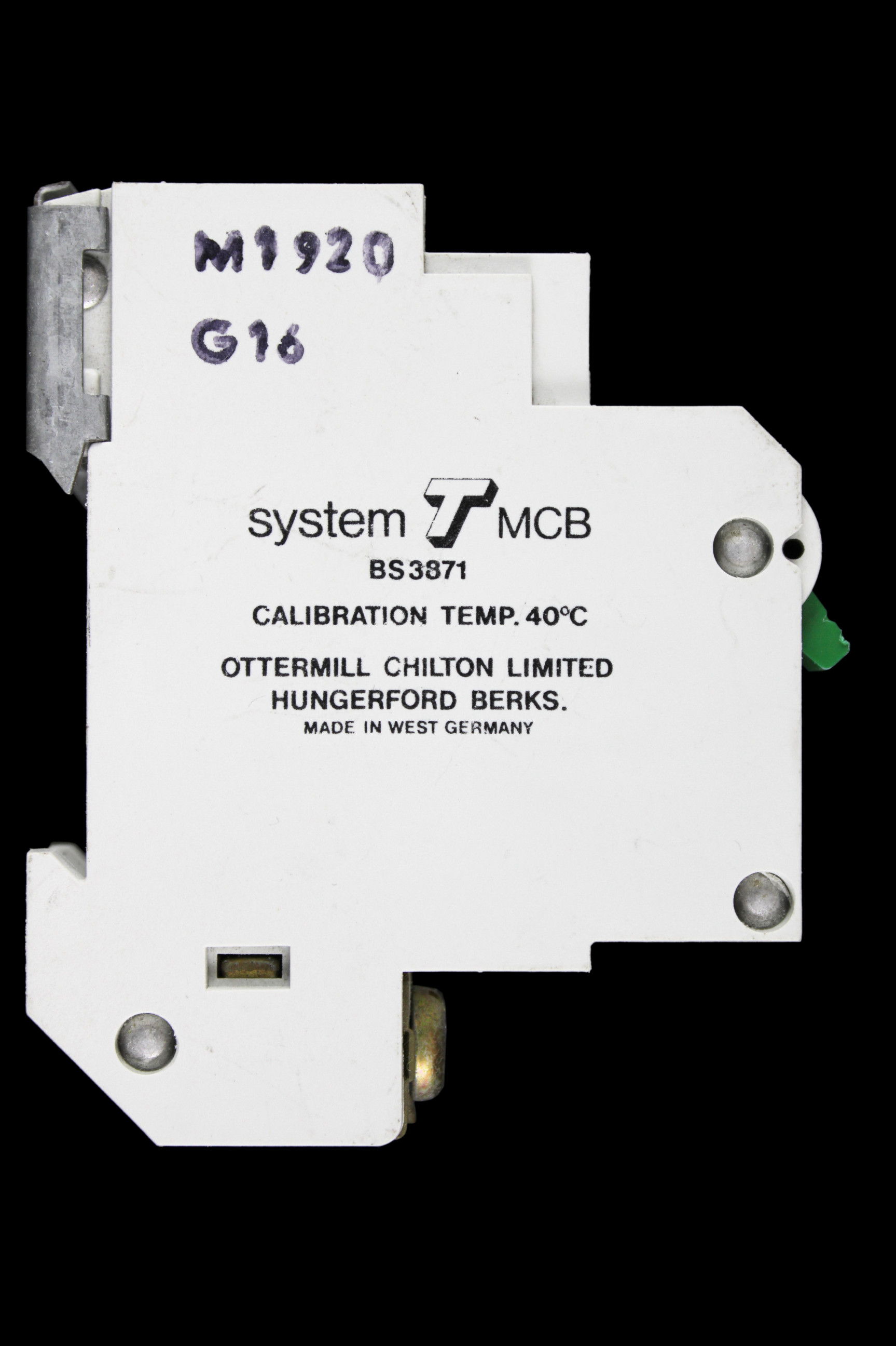 OTTERMILL 16 AMP M9 MCB CIRCUIT BREAKER SYSTEM T