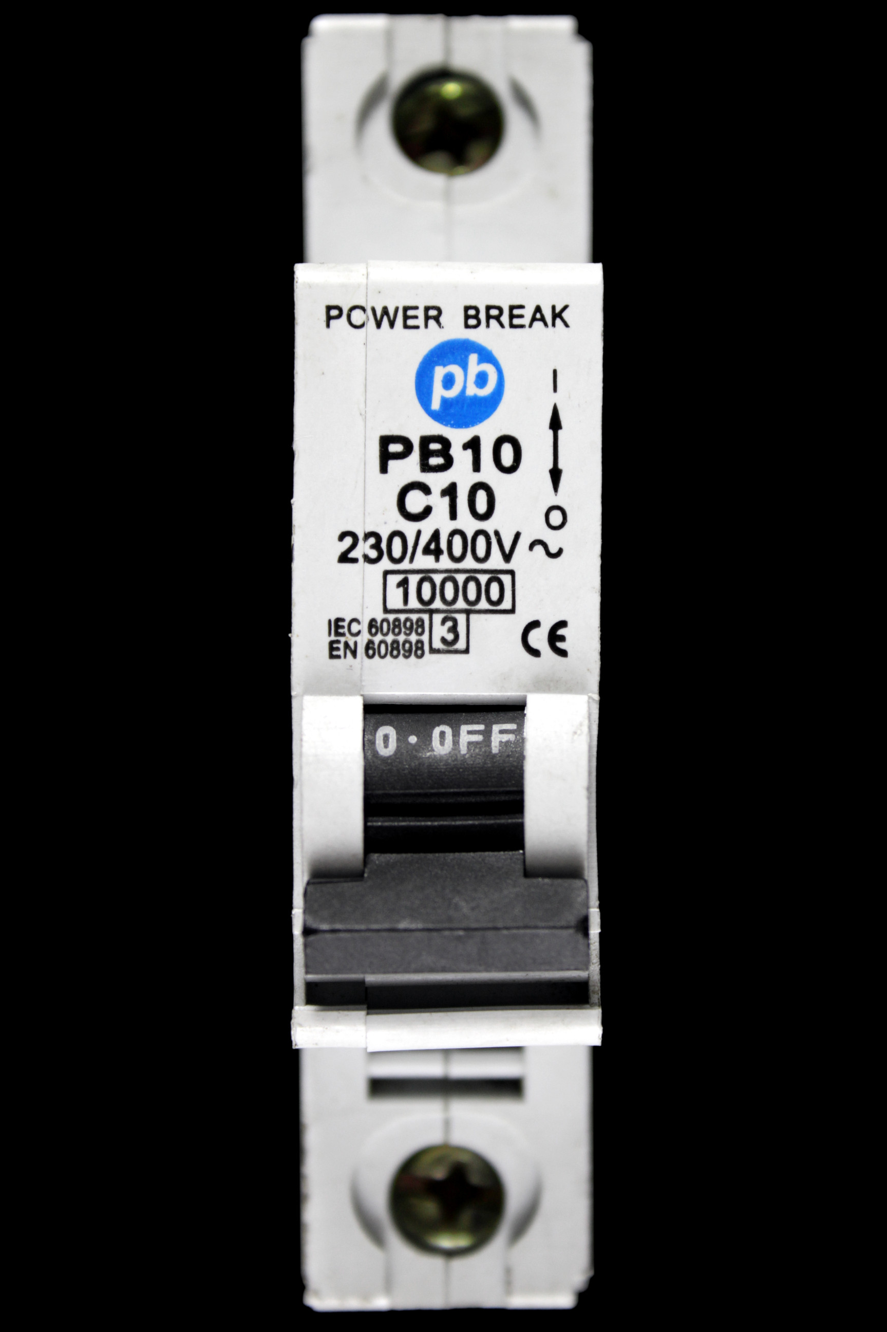 POWER BREAK 10 AMP CURVE C 10kA MCB CIRCUIT BREAKER PB10