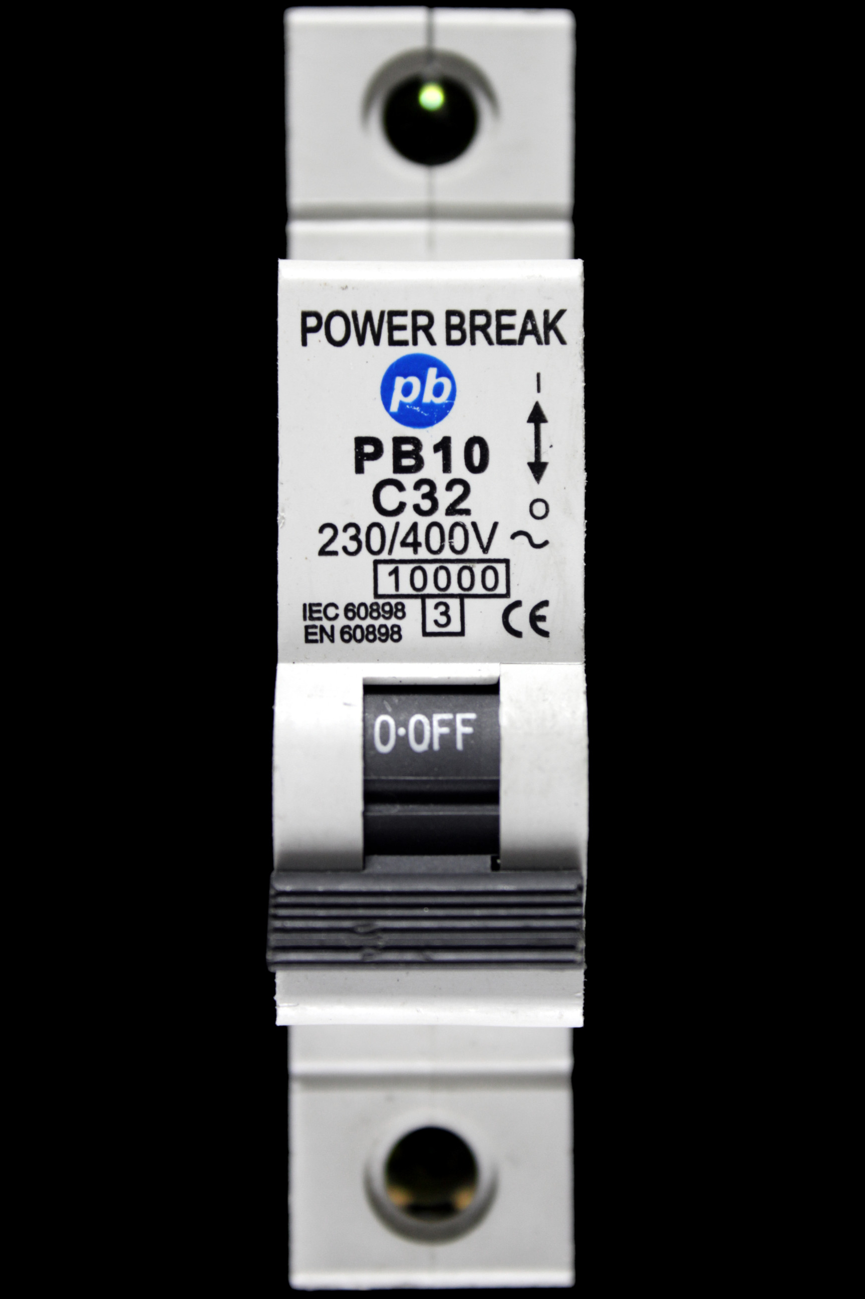 POWER BREAK 32 AMP CURVE C 10kA MCB CIRCUIT BREAKER PB10