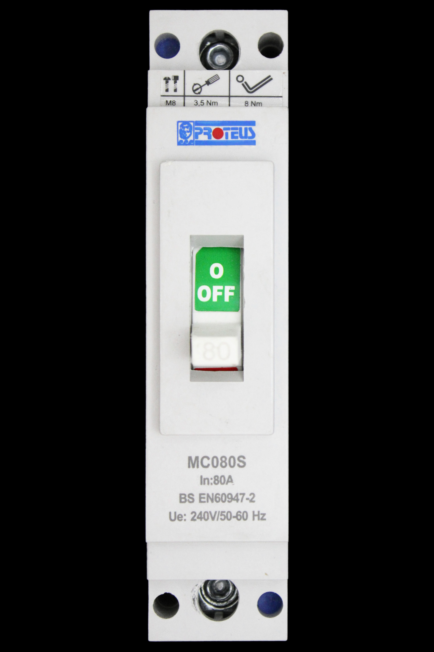PROTEUS 80 AMP 36kA MCCB MC080S
