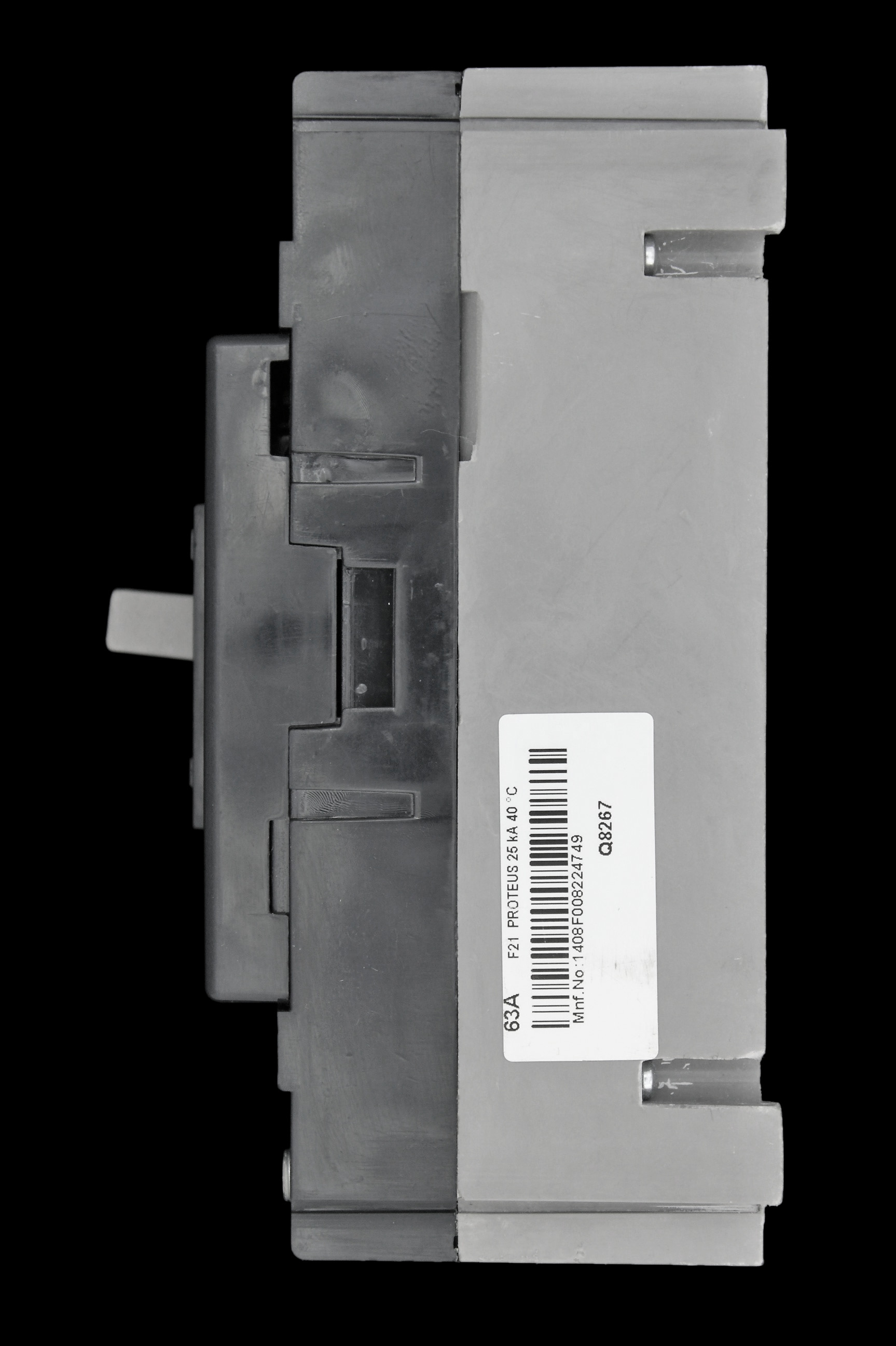 PROTEUS 63 AMP 25kA TRIPLE POLE MCCB F21