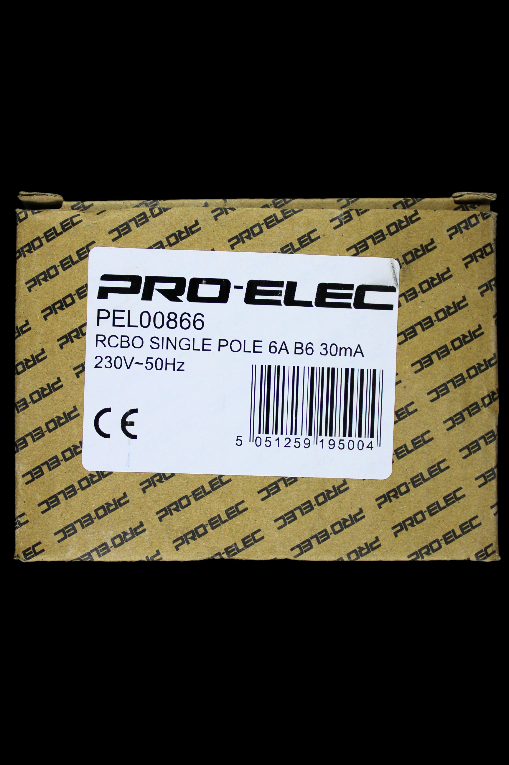 PRO-ELEC 6 AMP CURVE B 6kA 30mA RCBO TYPE AC PEL00866