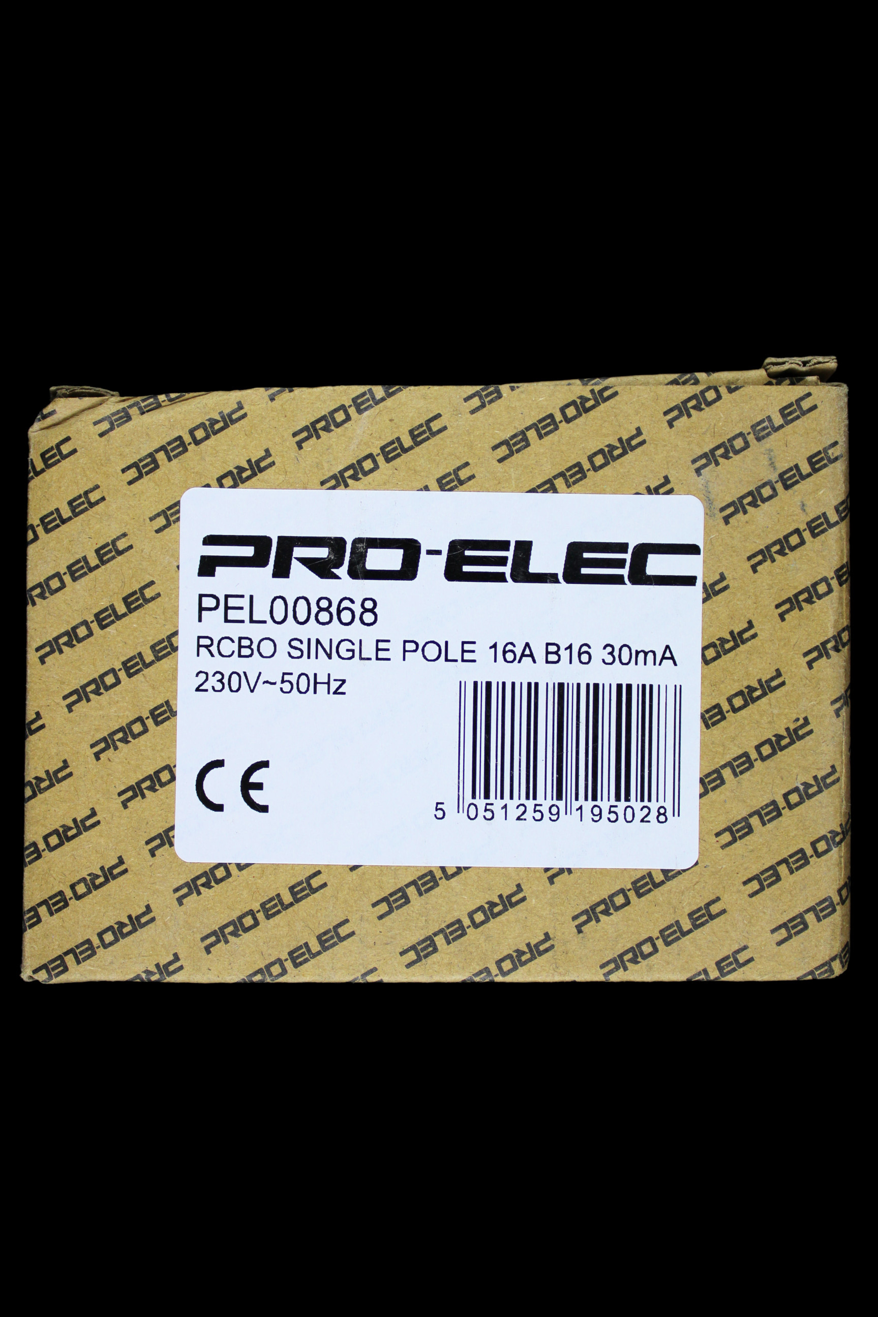 PRO-ELEC 16 AMP CURVE B 6kA 30mA RCBO TYPE AC PEL00868