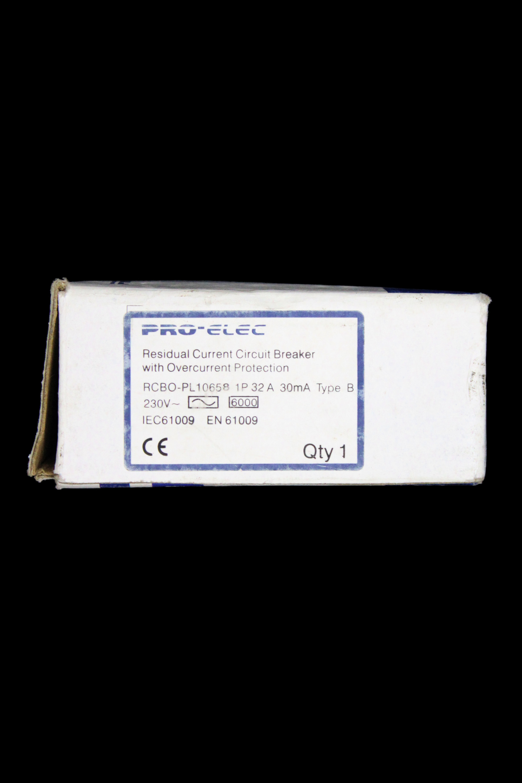 PRO-ELEC 32 AMP CURVE B 6kA 30mA RCBO TYPE AC PL10658