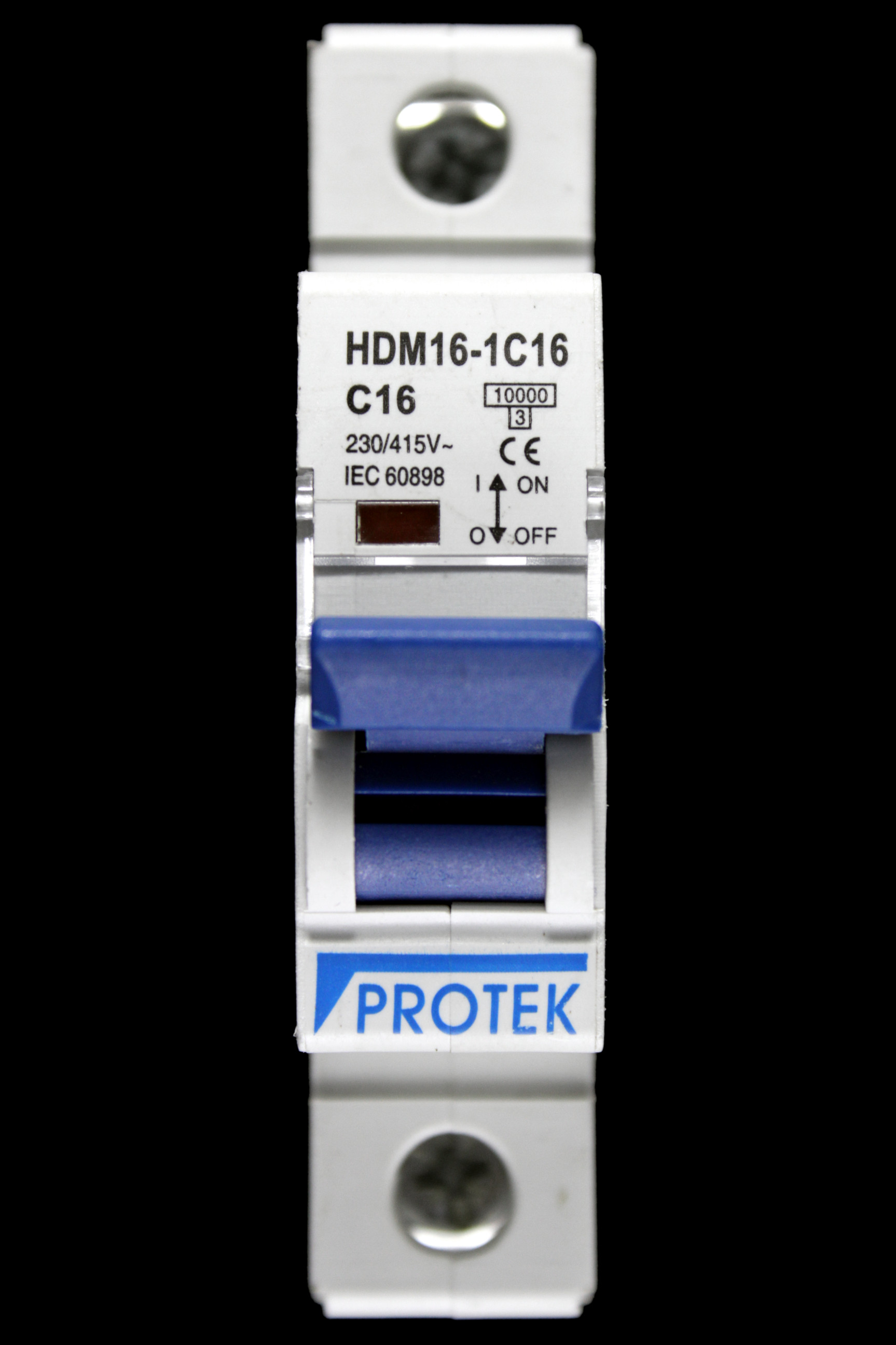 PROTEK 16 AMP CURVE C 10kA MCB CIRCUIT BREAKER HDM16-1C16