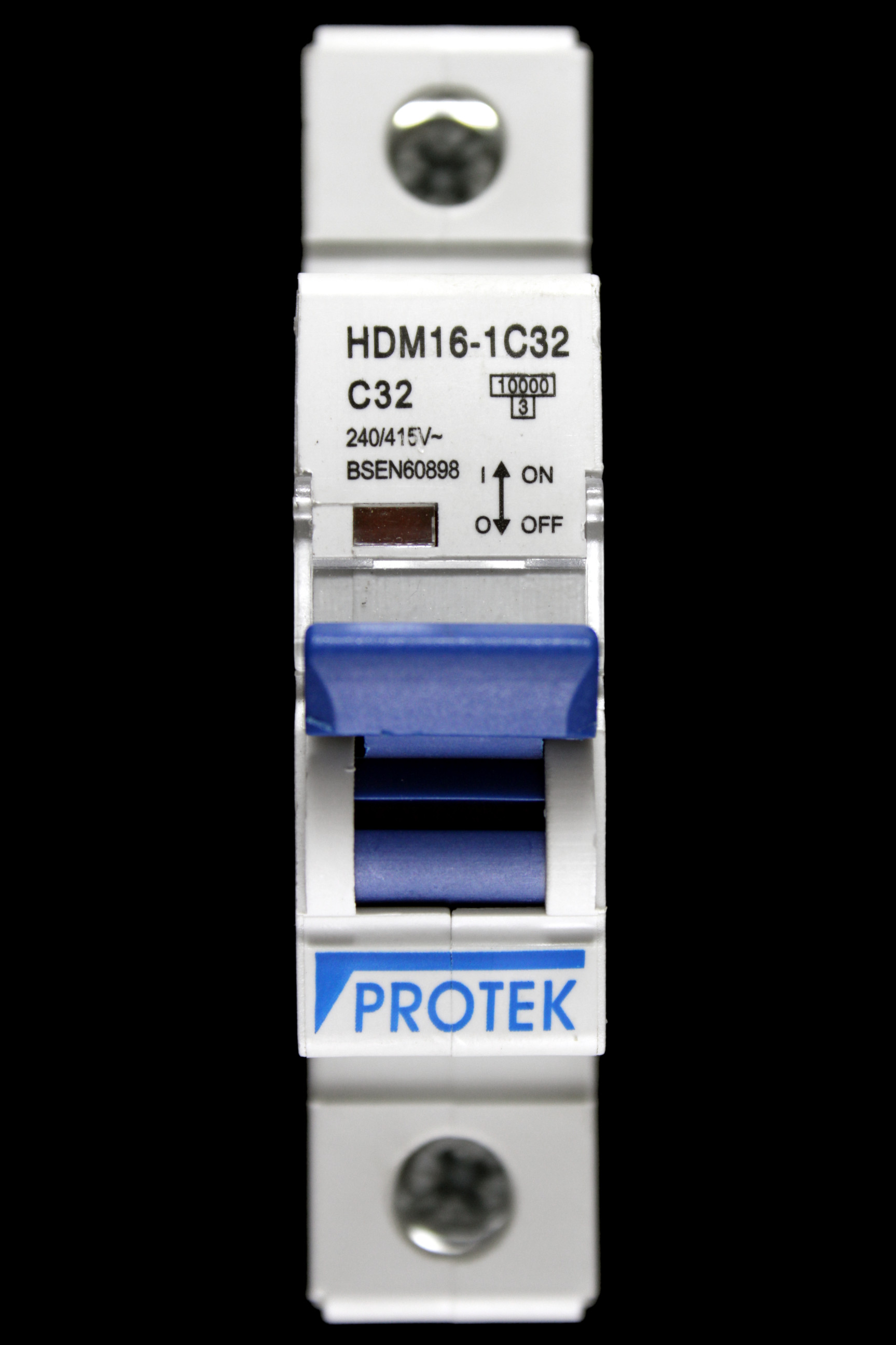 PROTEK 32 AMP CURVE C 10kA MCB CIRCUIT BREAKER HDM16-1C32