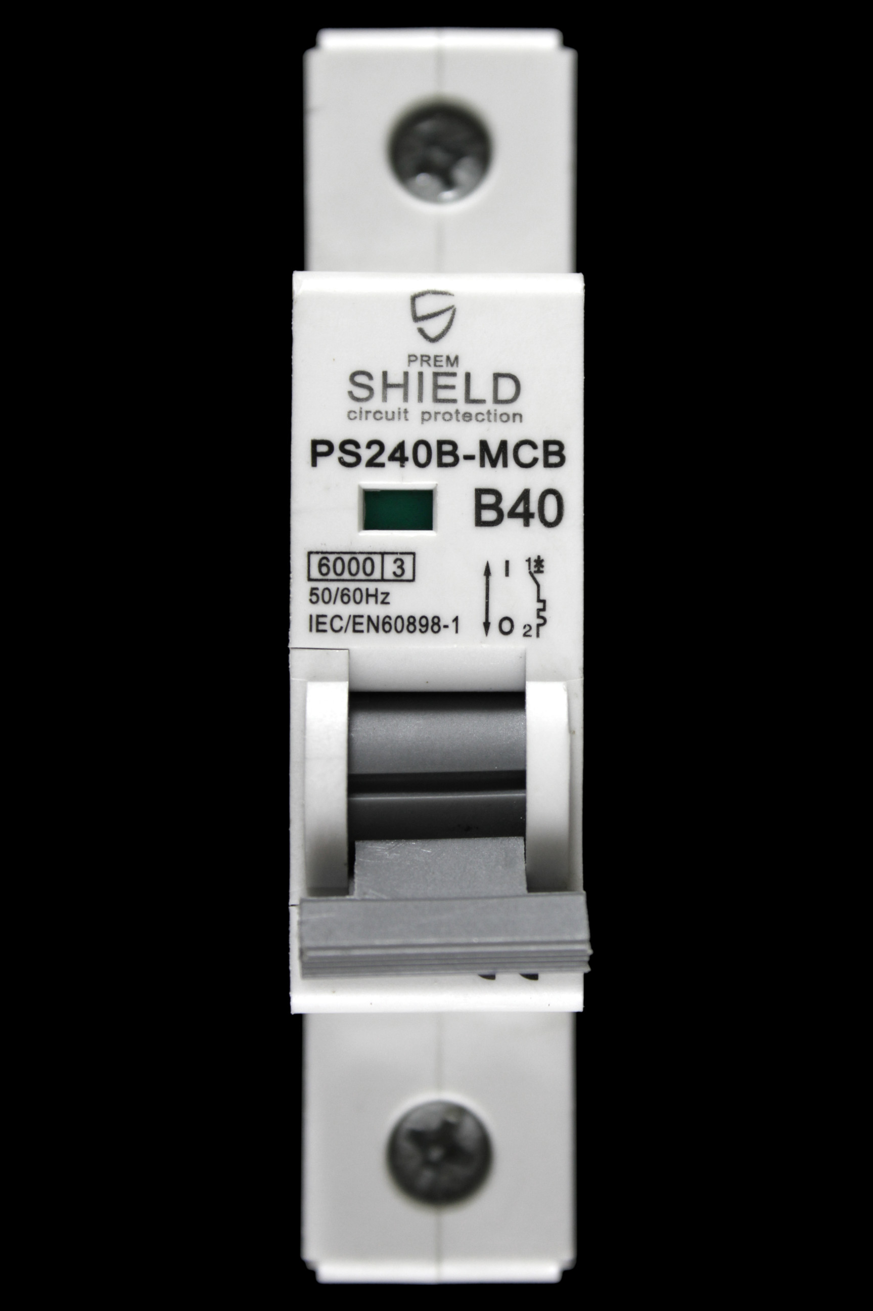 PREMSHIELD 40 AMP CURVE B 6kA MCB CIRCUIT BREAKER PS240B-MCB