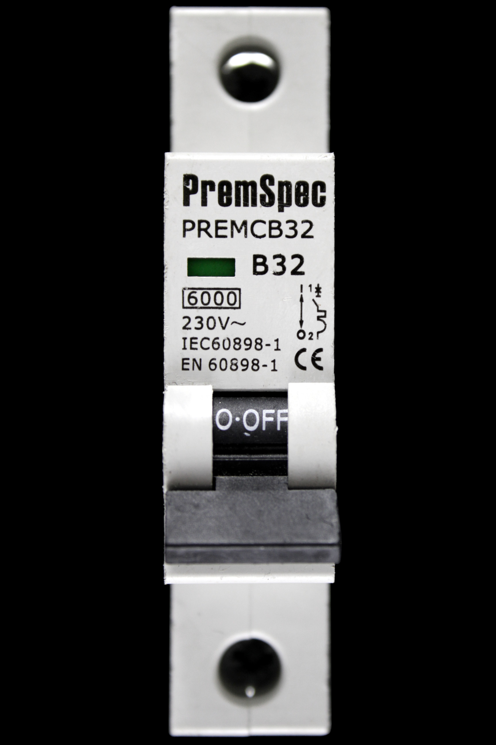 PREMSPEC 32 AMP CURVE B 6kA MCB CIRCUIT BREAKER PREMCB32