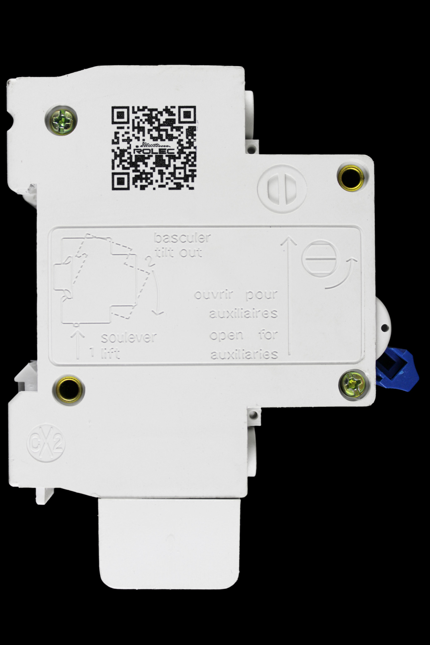 ROLEC 40 AMP CURVE B 6kA 30mA FOUR POLE RCBO TYPE A LGB1-63