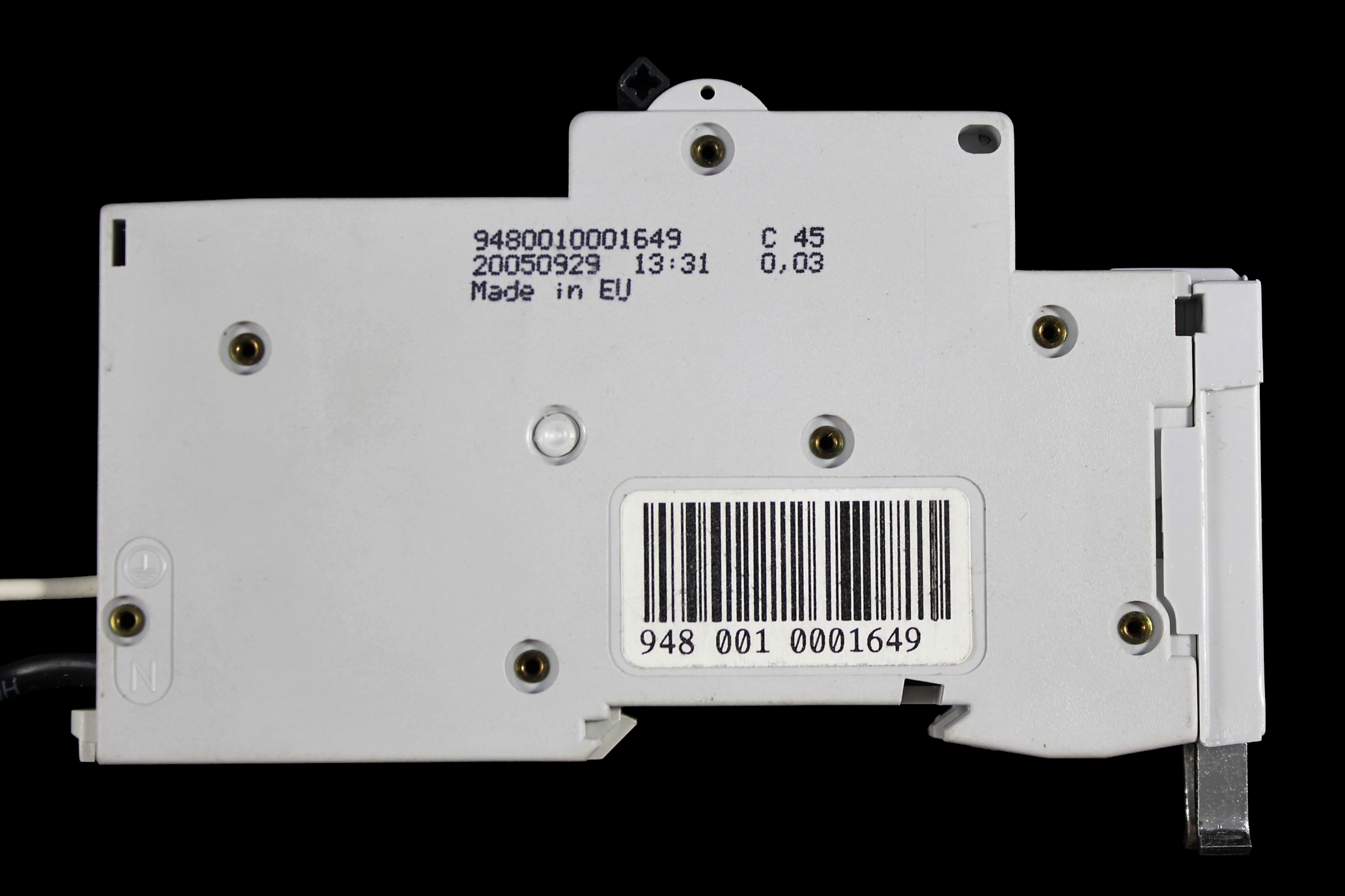 SQUARE D 45 AMP CURVE C 10kA 30mA RCBO TYPE AC KQE 145C03