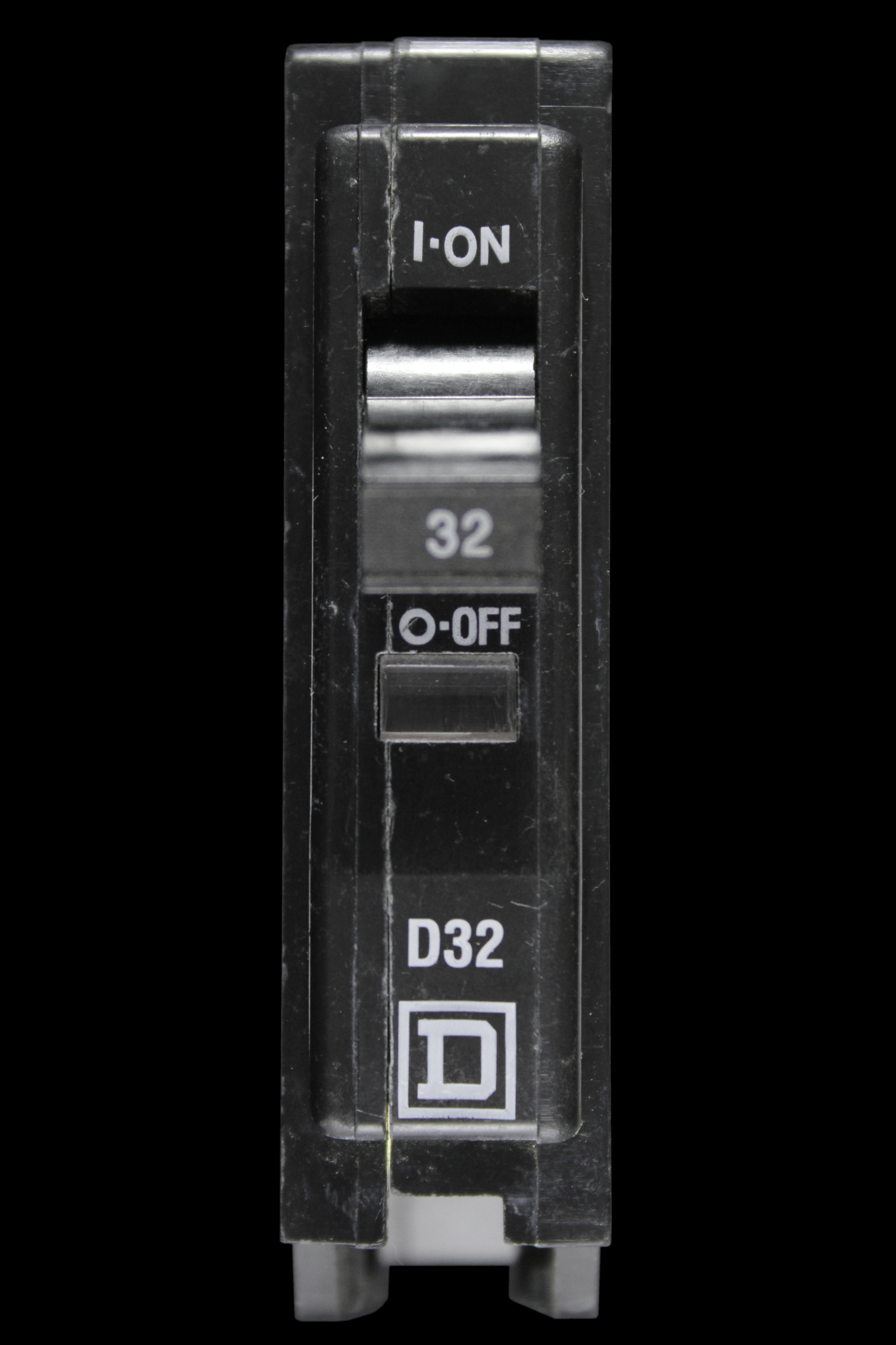 SQUARE D 32 AMP CURVE D 3kA MCB CIRCUIT BREAKER QOXD132 QOX