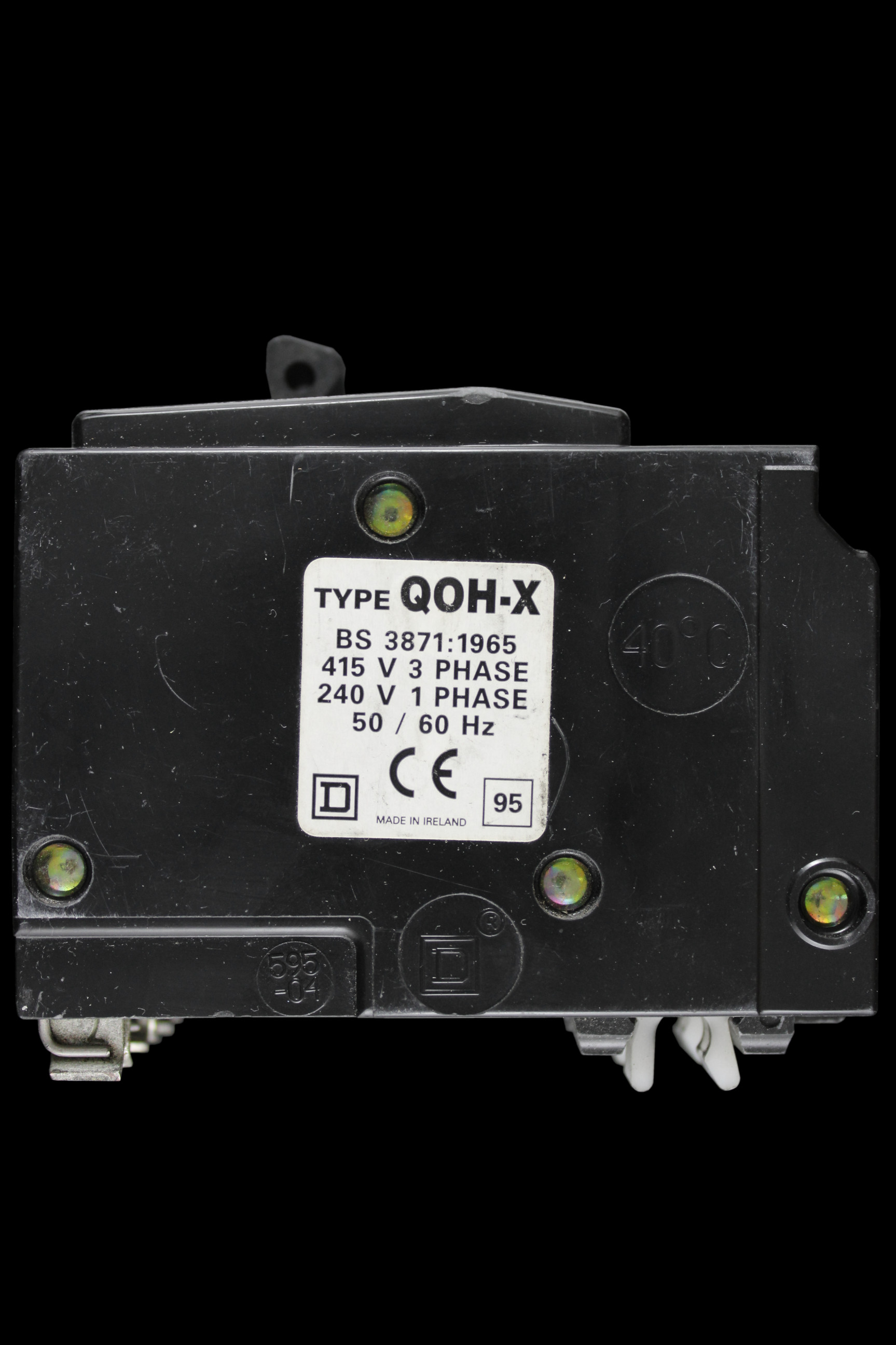 SQUARE D 80 AMP TYPE 4 M6 TRIPLE POLE MCB CIRCUIT BREAKER QOH-X